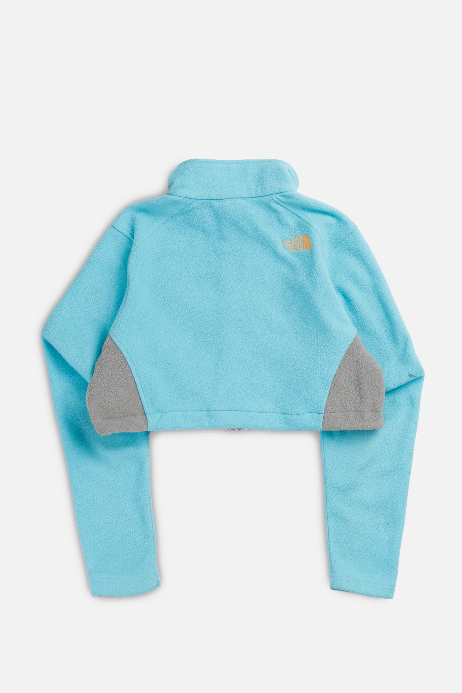Rework North Face Crop Fleece Jacket - XS-SWEATERS-North Face-XS-Frankie Collective Rare Vintage Streetwear Reworks