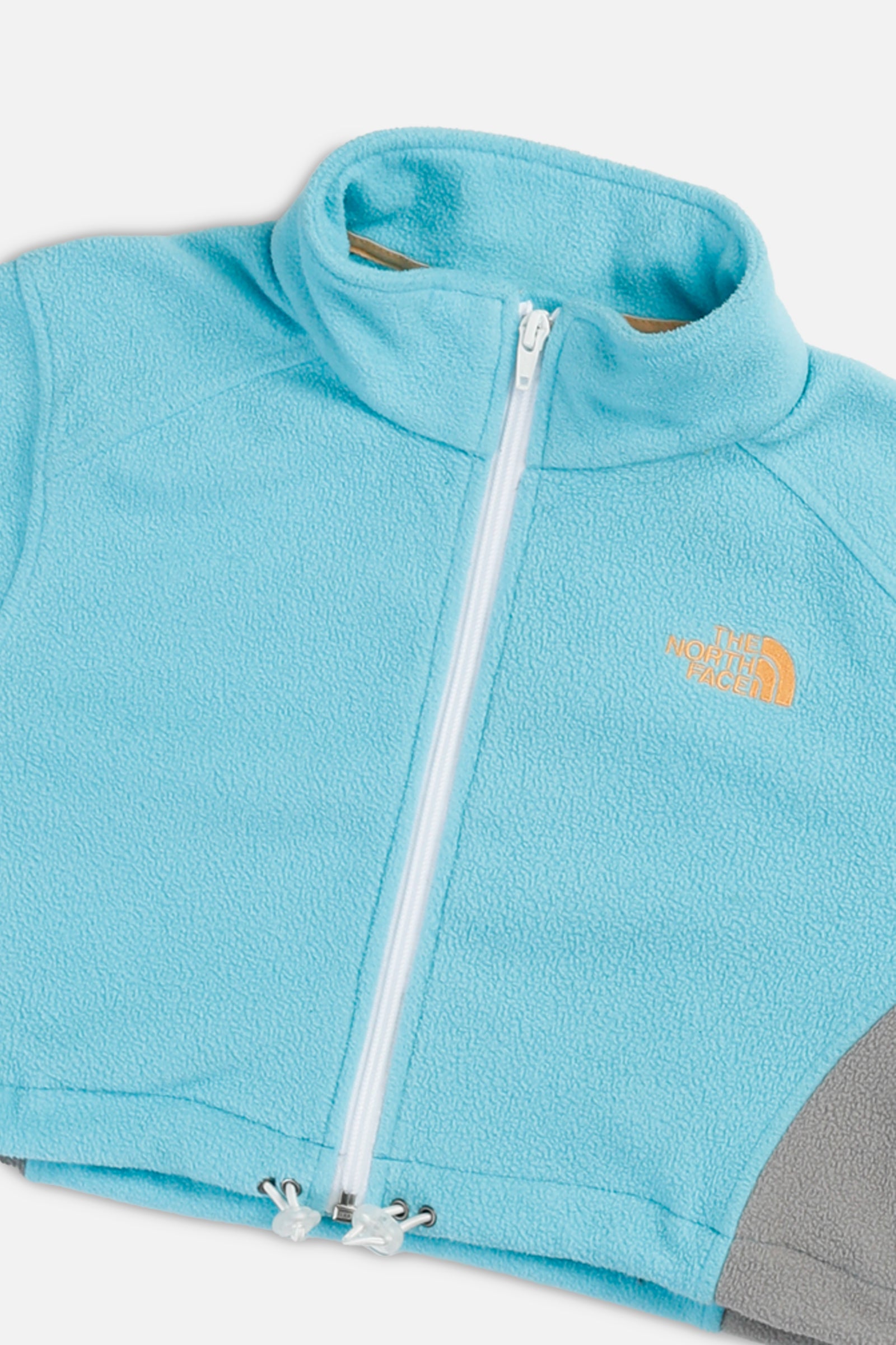 Rework North Face Crop Fleece Jacket - XS-SWEATERS-North Face-XS-Frankie Collective Rare Vintage Streetwear Reworks