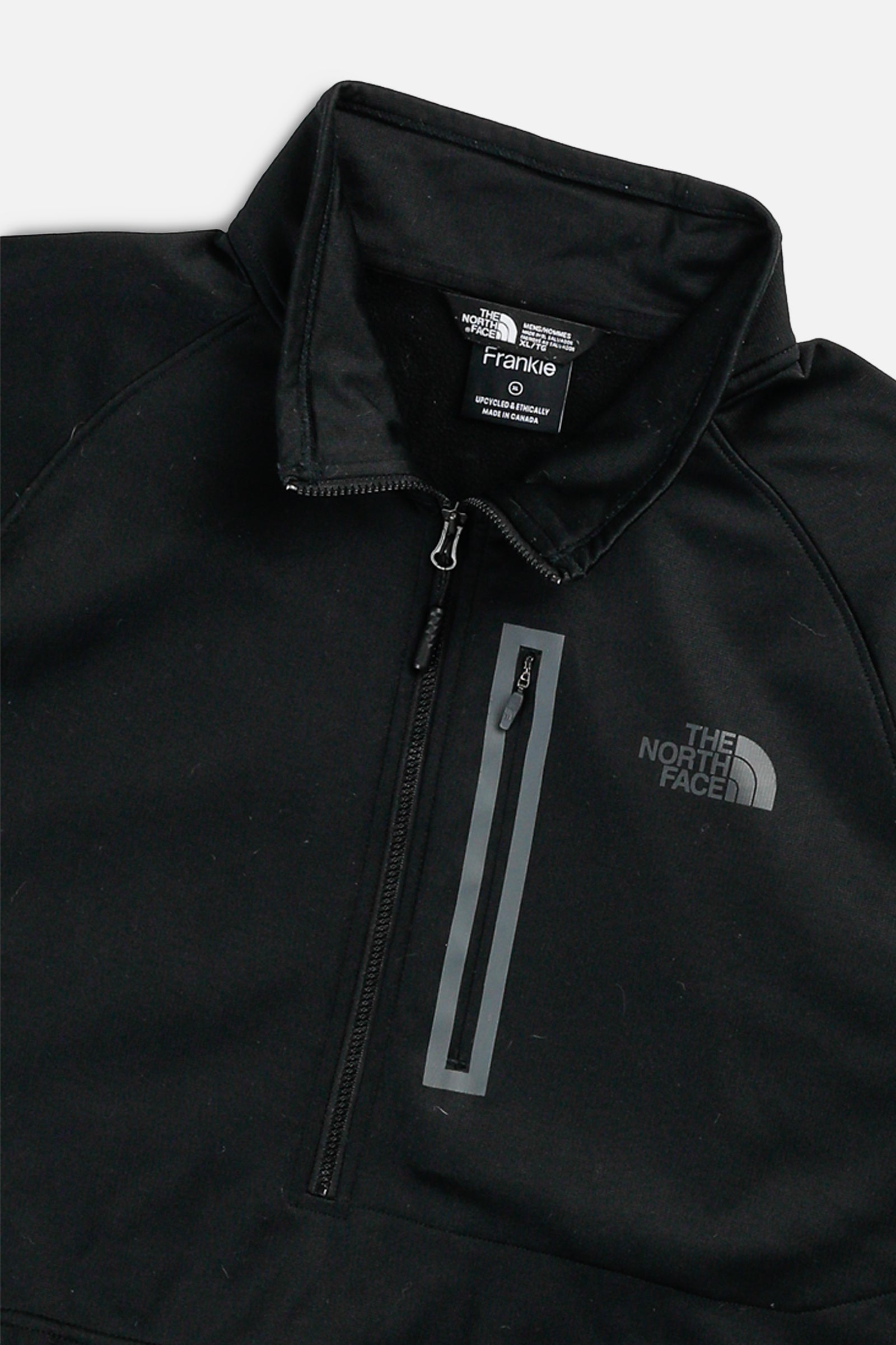 Rework North Face Crop Sweater - XL-SWEATERS-North Face-XL-Frankie Collective Rare Vintage Streetwear Reworks