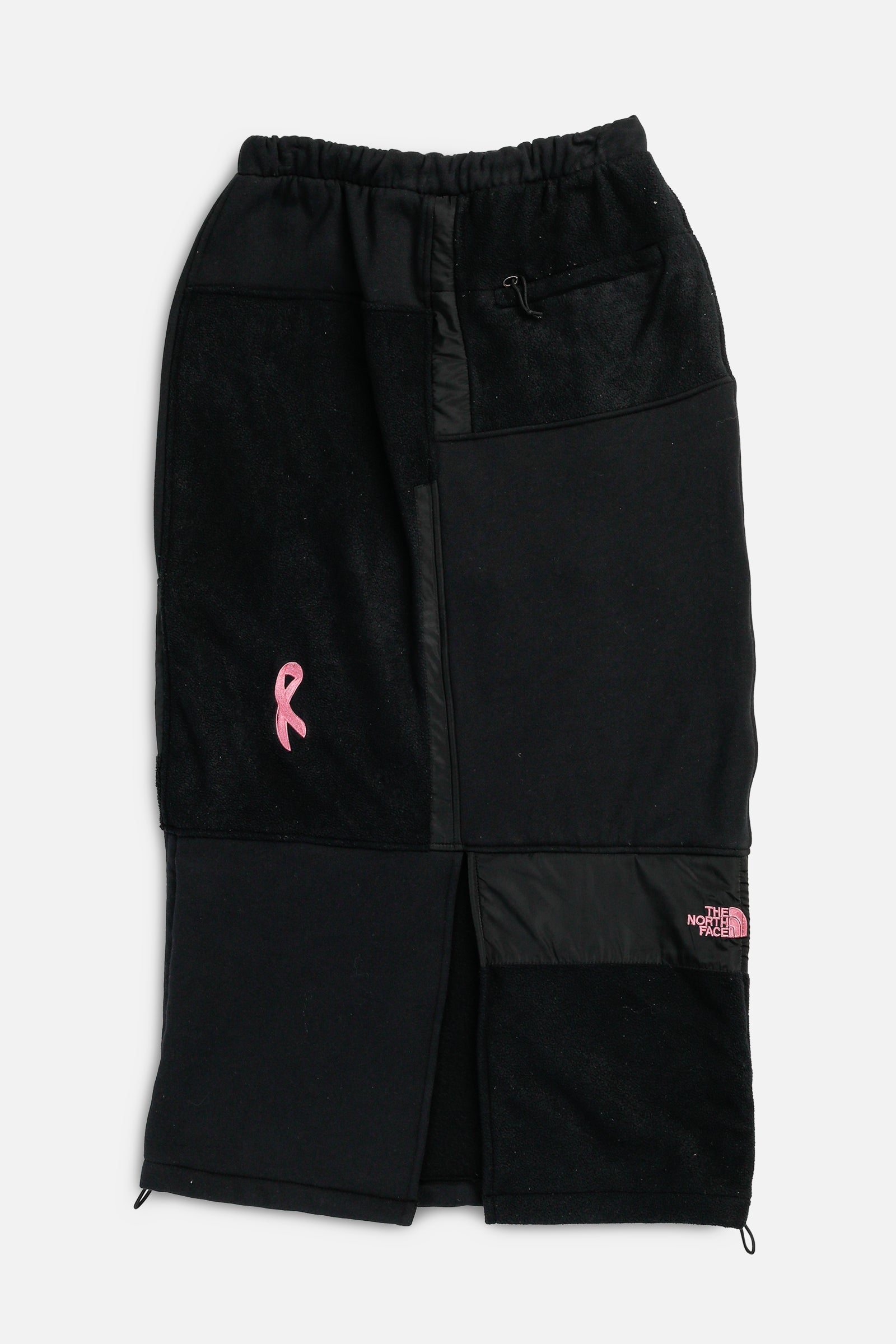 Rework North Face Fleece Long Skirt - S-BOTTOMS-North Face-S-Frankie Collective Rare Vintage Streetwear Reworks