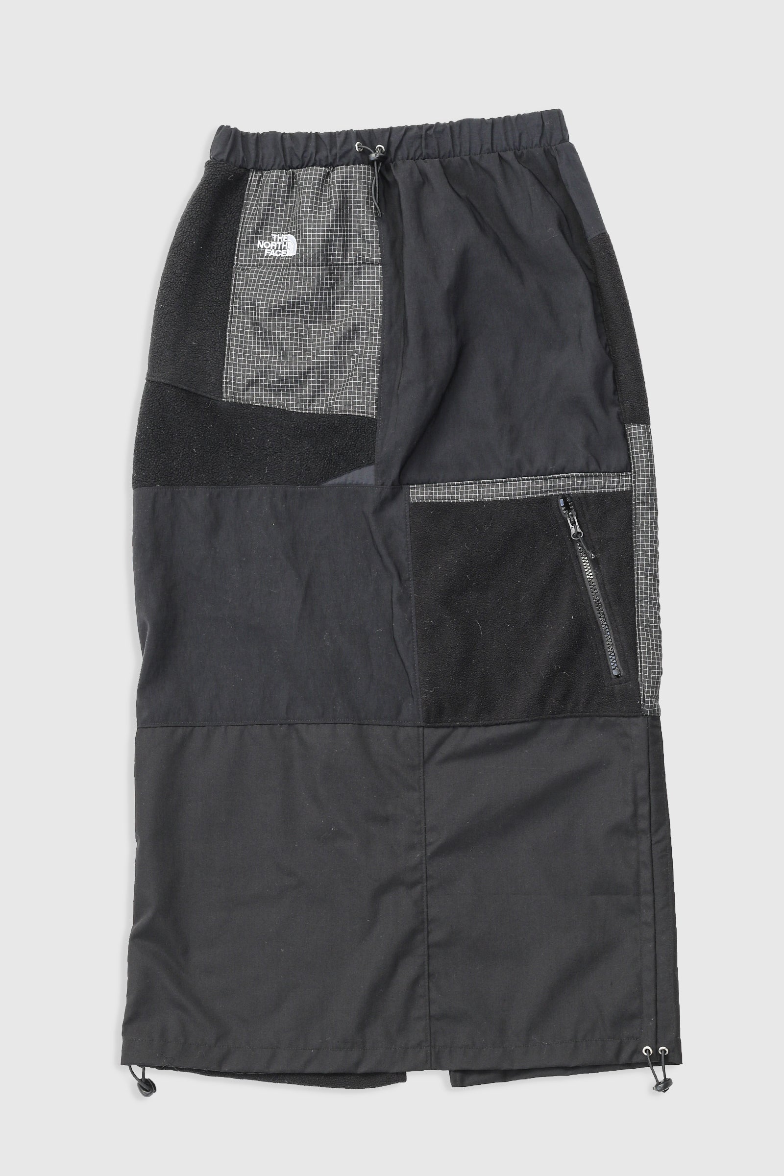 Rework North Face Fleece Long Skirt - S-BOTTOMS-North Face-Frankie Collective Rare Vintage Streetwear Reworks