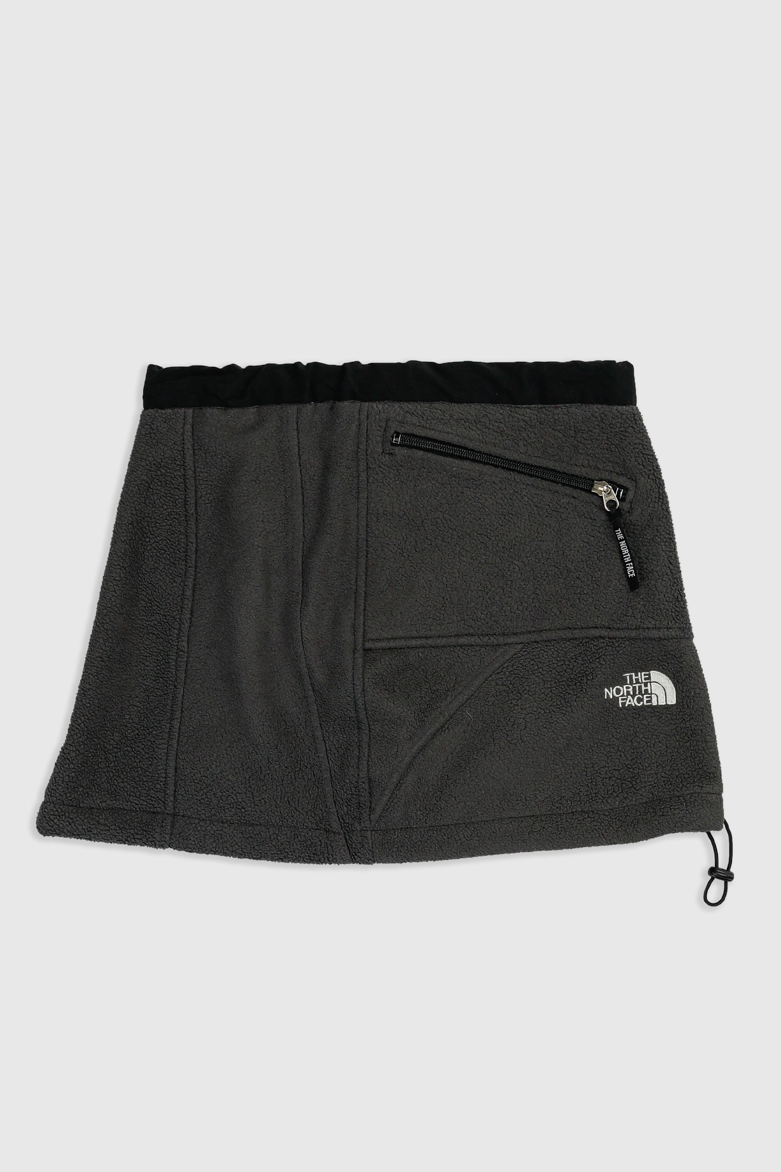 Rework North Face Fleece Mini Skirt - S-BOTTOMS-North Face-Frankie Collective Rare Vintage Streetwear Reworks