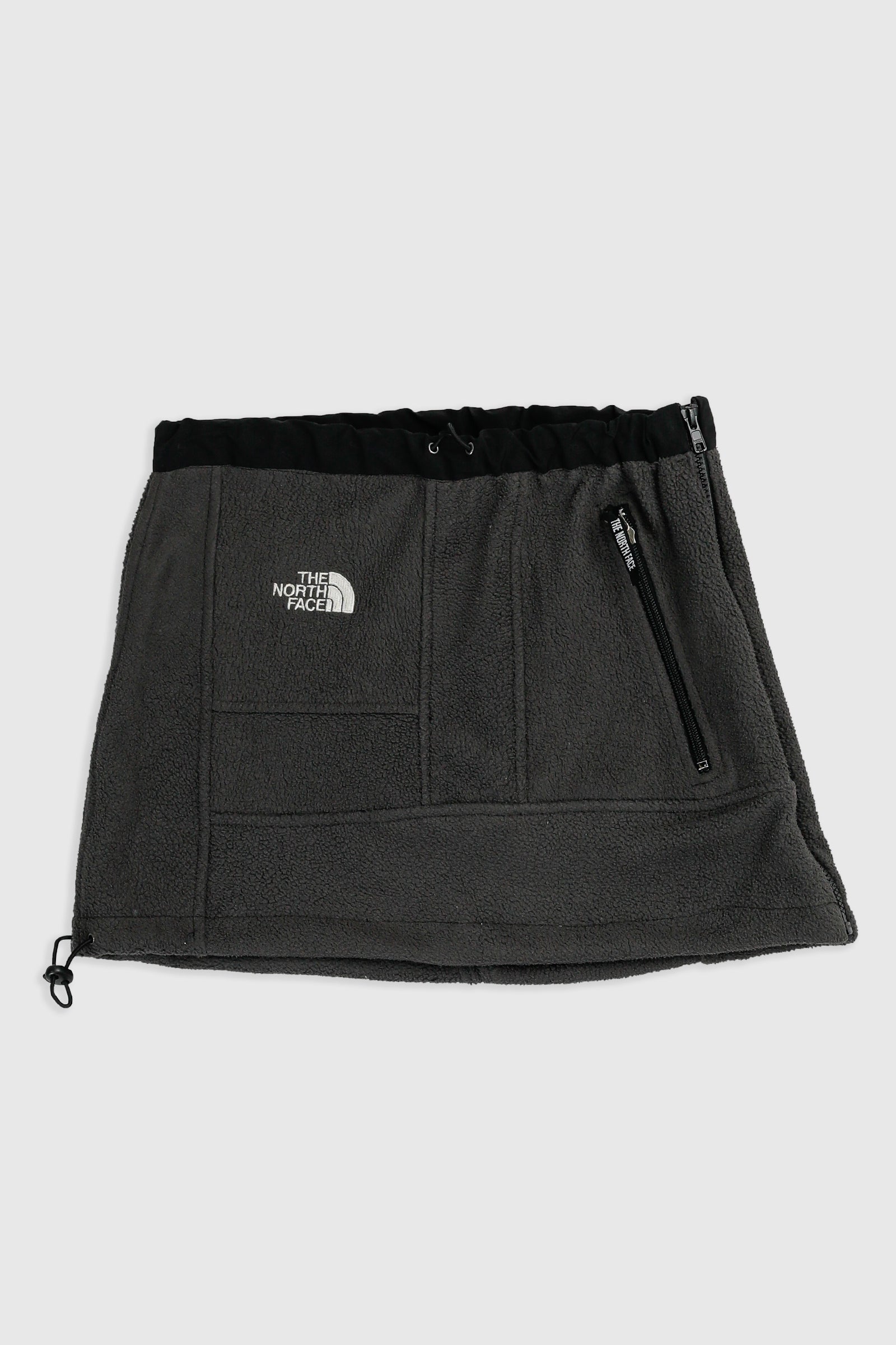 Rework North Face Fleece Mini Skirt - S-BOTTOMS-North Face-Frankie Collective Rare Vintage Streetwear Reworks
