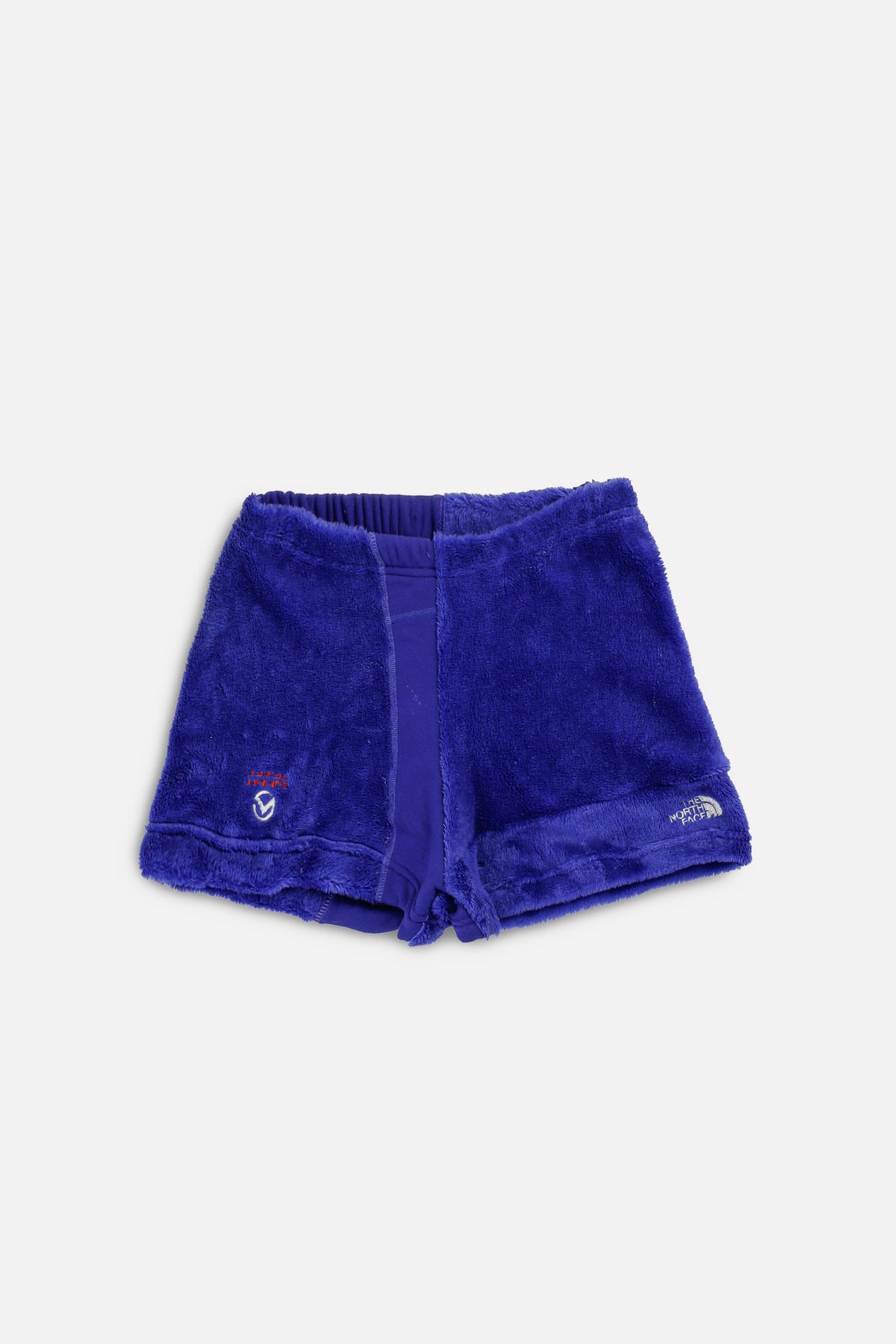 Rework North Face Fuzzy Shorts - S-BOTTOMS-North Face-S-Frankie Collective Rare Vintage Streetwear Reworks