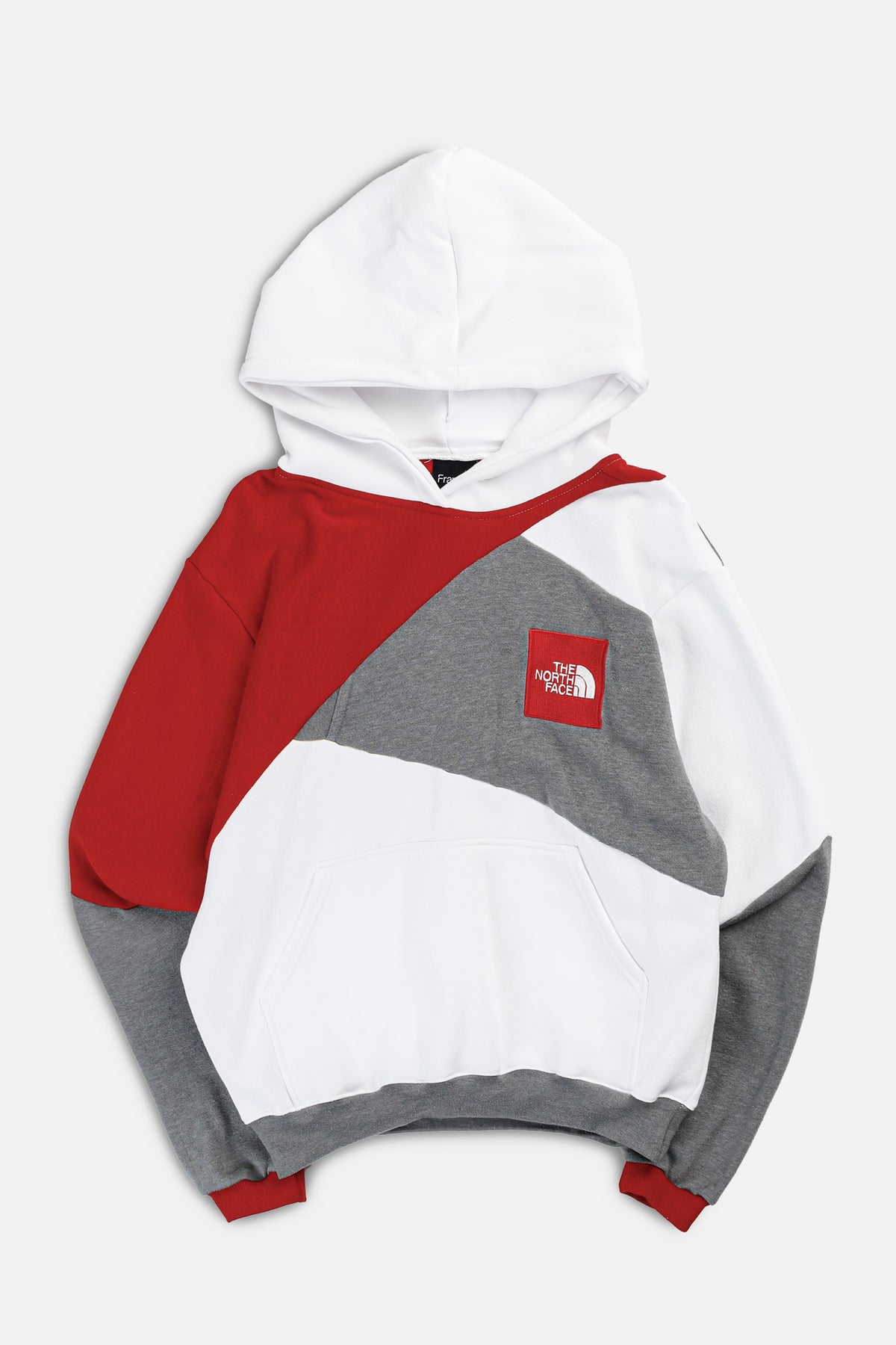 Rework North Face Patchwork Sweatshirt - S-SWEATERS-North Face-S-Frankie Collective Rare Vintage Streetwear Reworks