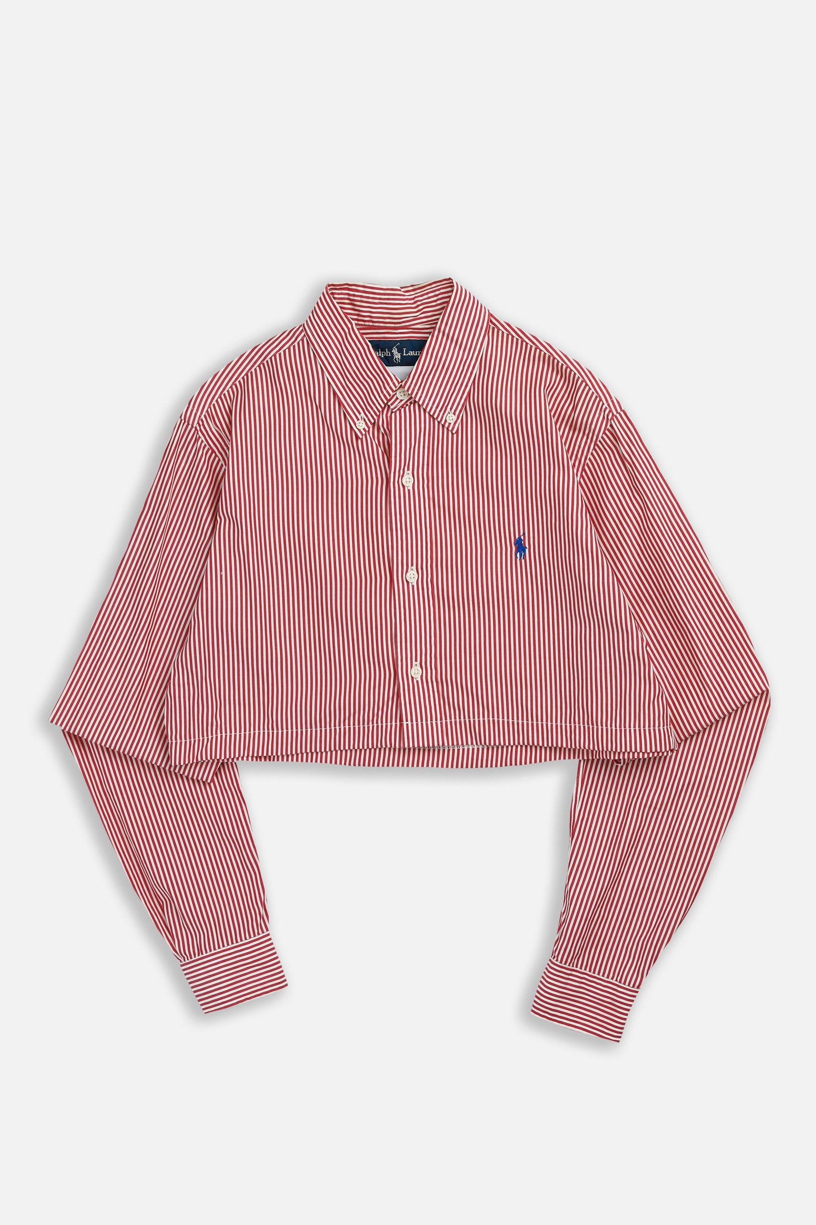 Rework Oxford Crop Shirt - M-TOPS-vendor-unknown-Frankie Collective