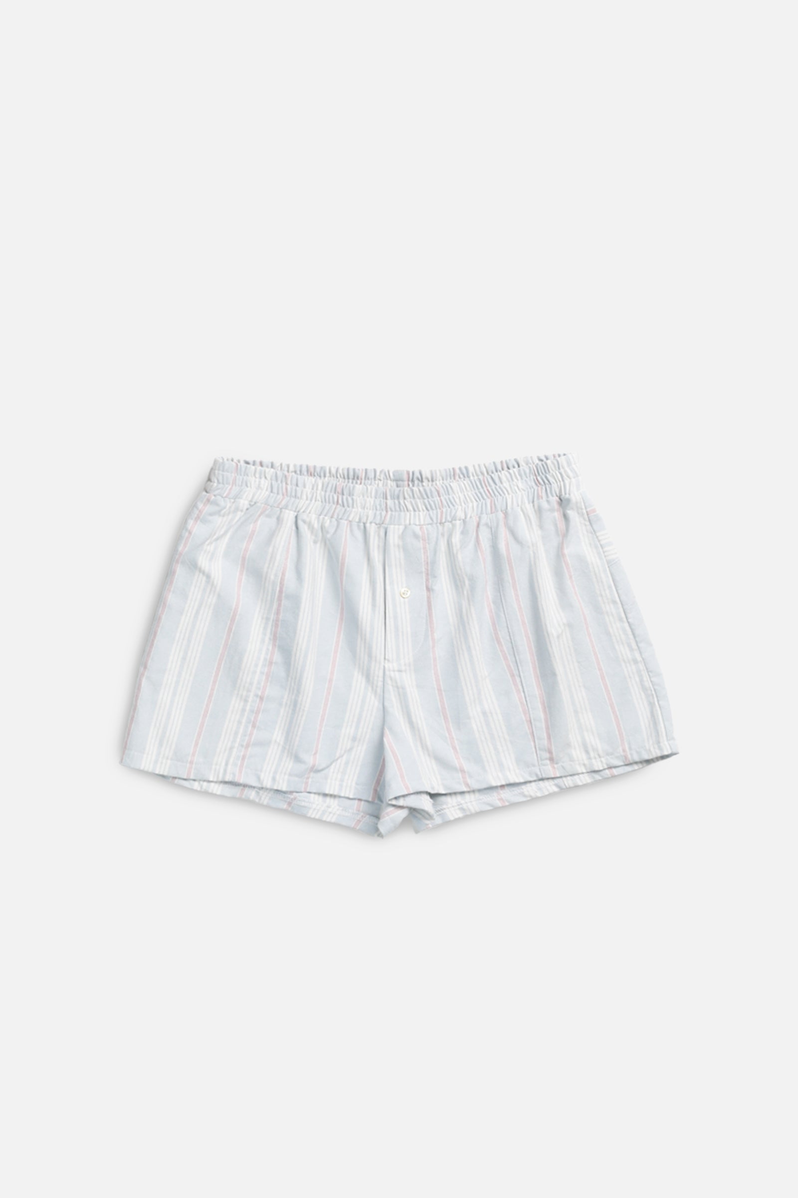 Rework Oxford Mini Boxer Shorts - M-BOTTOMS-vendor-unknown-M-Frankie Collective Rare Vintage Streetwear Reworks