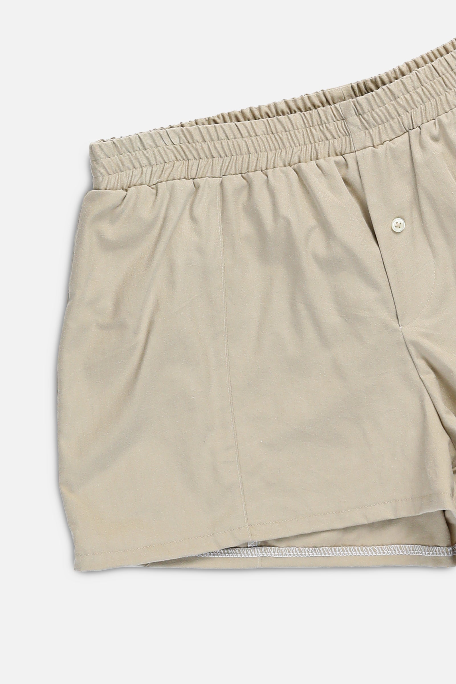 Rework Oxford Mini Boxer Shorts - XS, L-BOTTOMS-vendor-unknown-XS-Frankie Collective Rare Vintage Streetwear Reworks