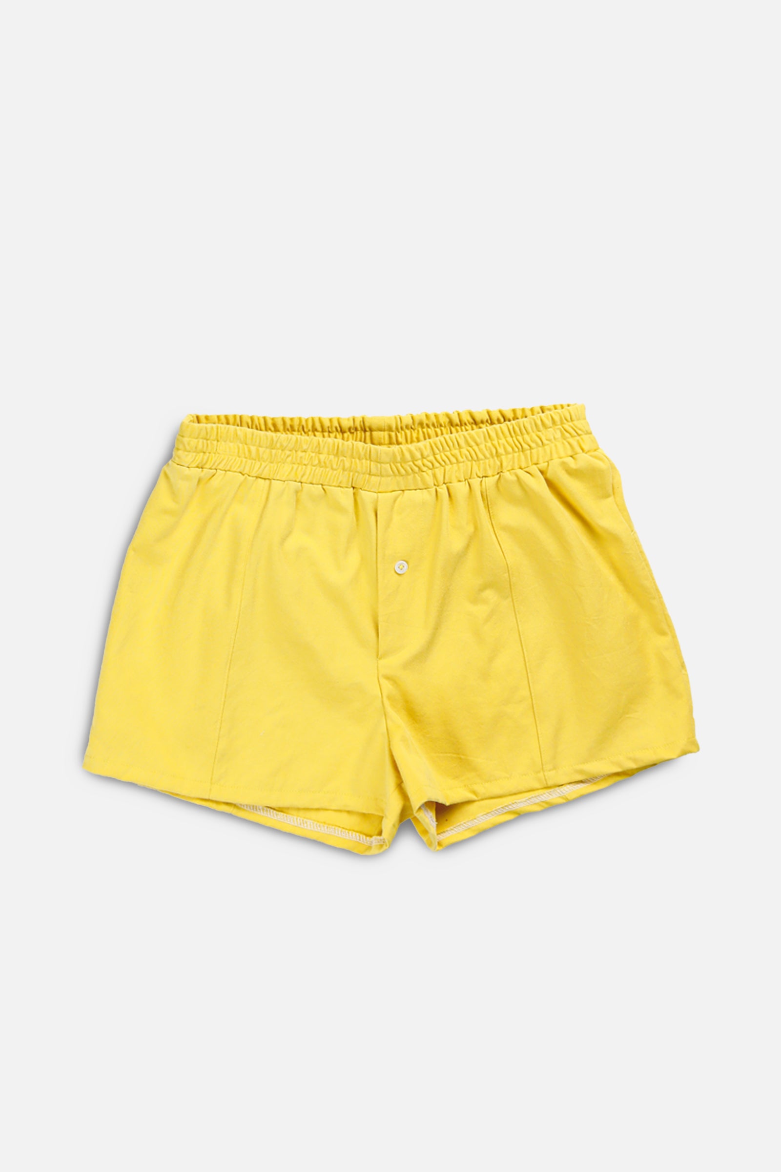 Rework Oxford Mini Boxer Shorts - XS-BOTTOMS-vendor-unknown-XS-Frankie Collective Rare Vintage Streetwear Reworks