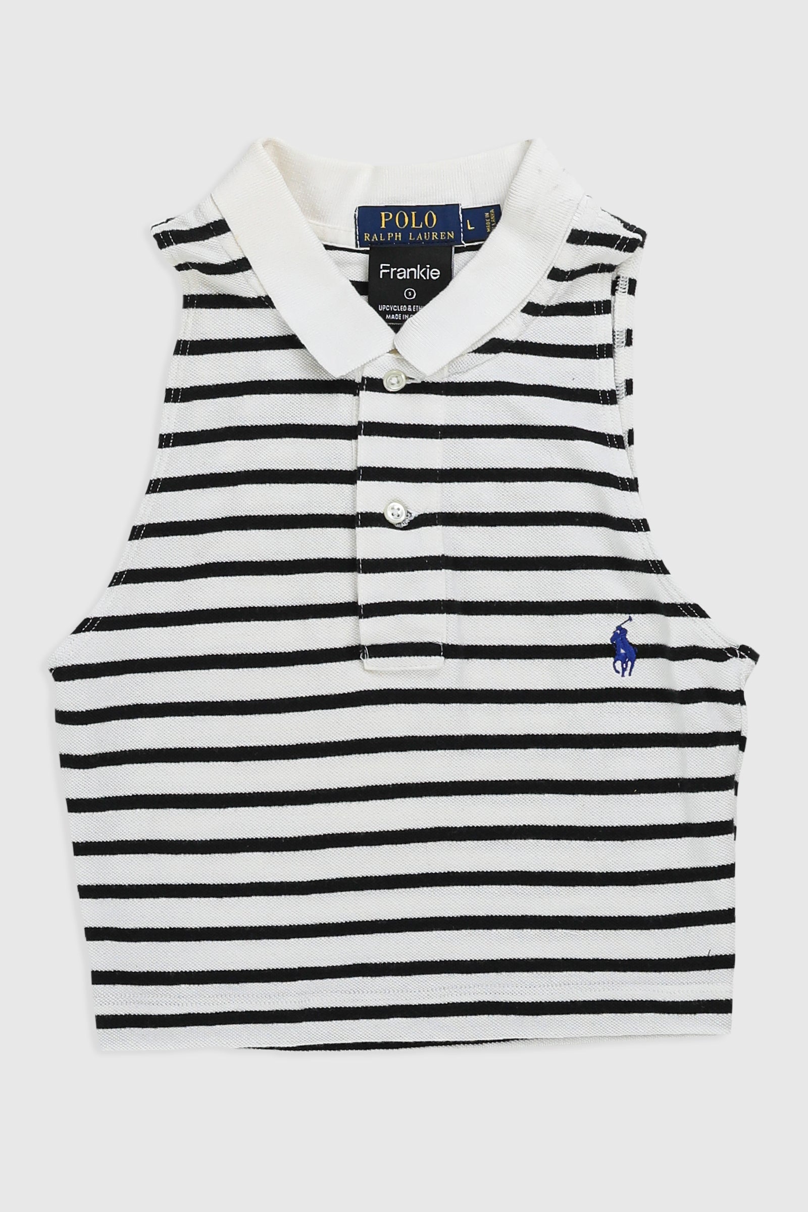 Rework Polo Collared Tank - S-TOPS-Polo-Frankie Collective