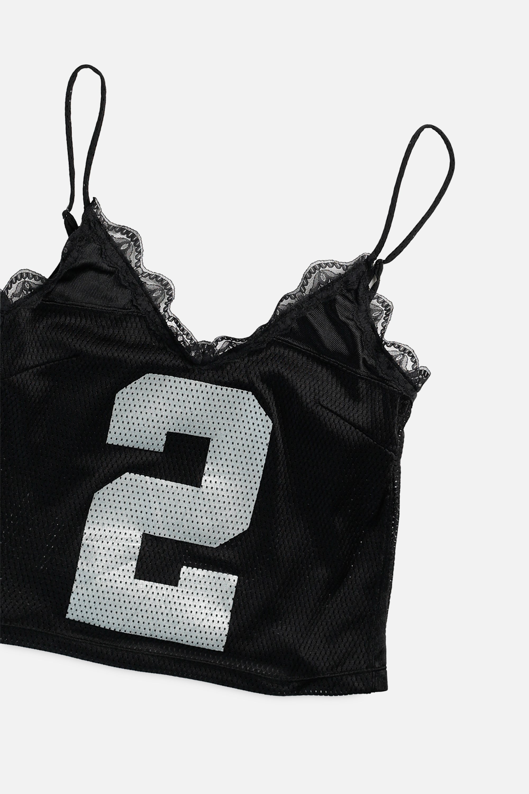 Rework NFL Lace Tank - XS-TOPS-NFL-XS-Frankie Collective Rare Vintage Streetwear Reworks