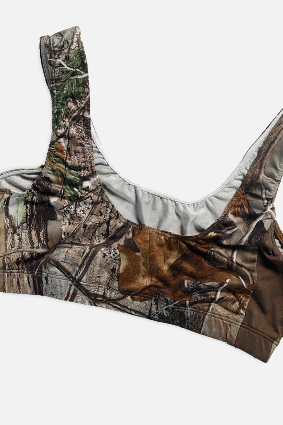Rework RealTree Bra Top - XS, S, M, L, XL, XXL-BRA TOPS-vendor-unknown-XS-Frankie Collective Rare Vintage Streetwear Reworks