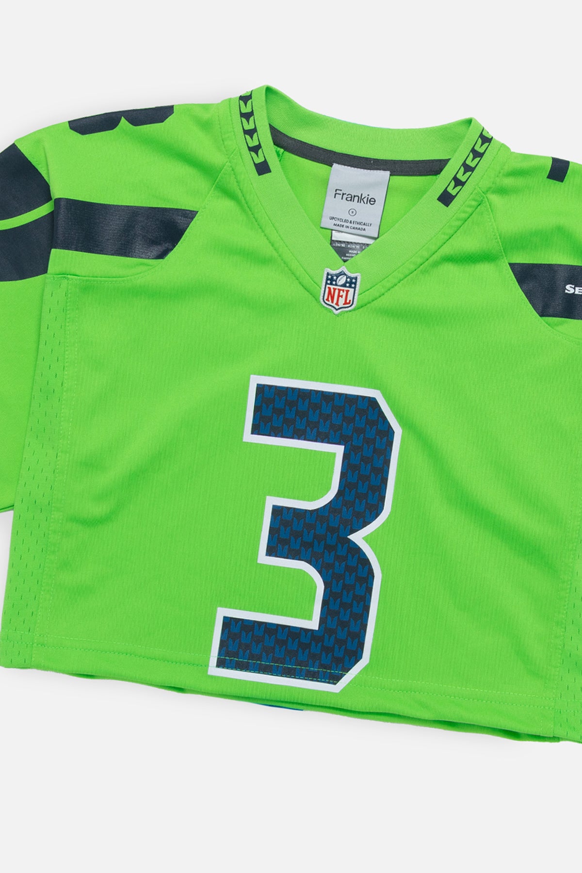 Rework Seattle Mariners Crop Jersey - S-JERSEYS-NFL-Frankie Collective