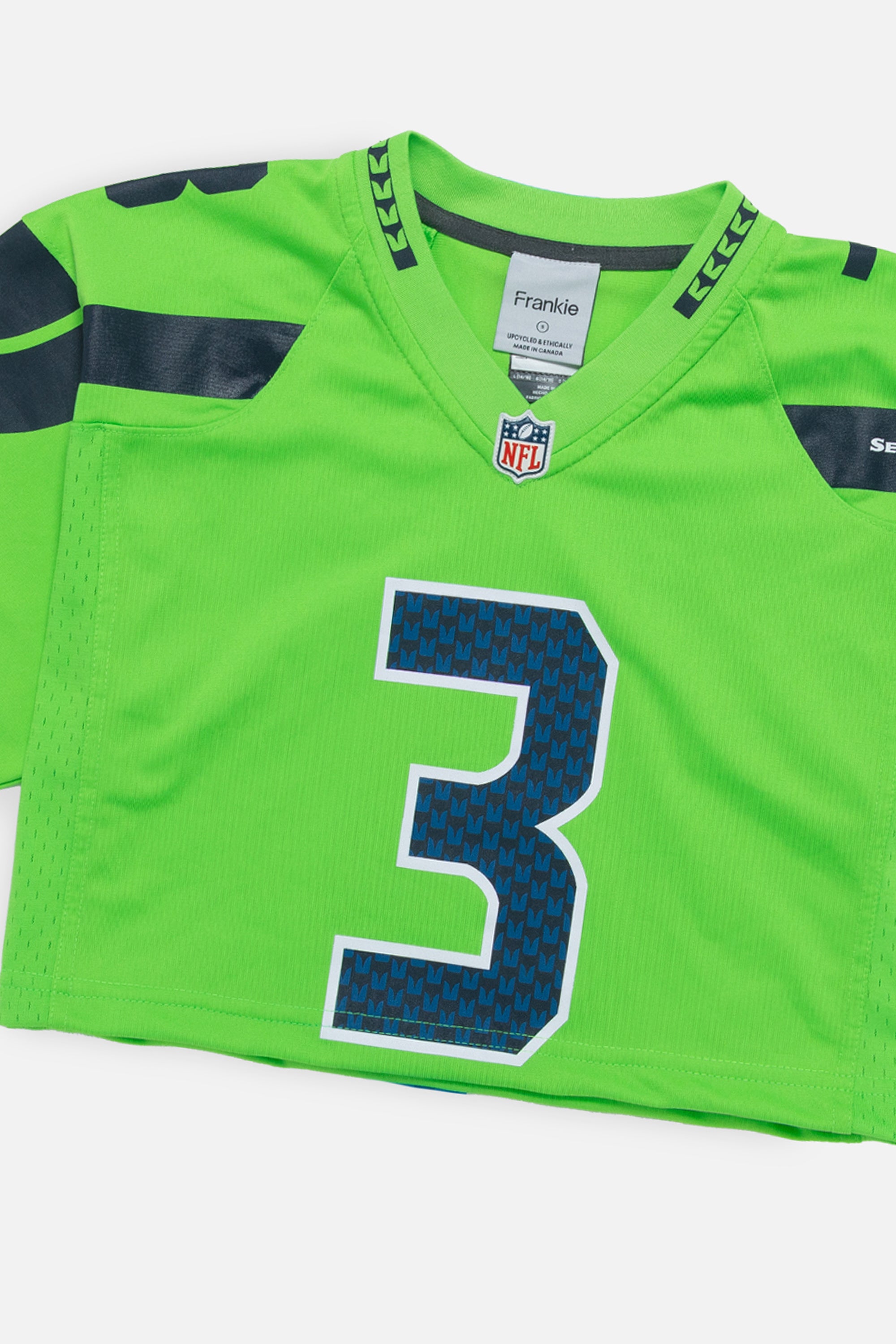 Rework Seattle Mariners Crop Jersey - S-JERSEYS-NFL-Frankie Collective