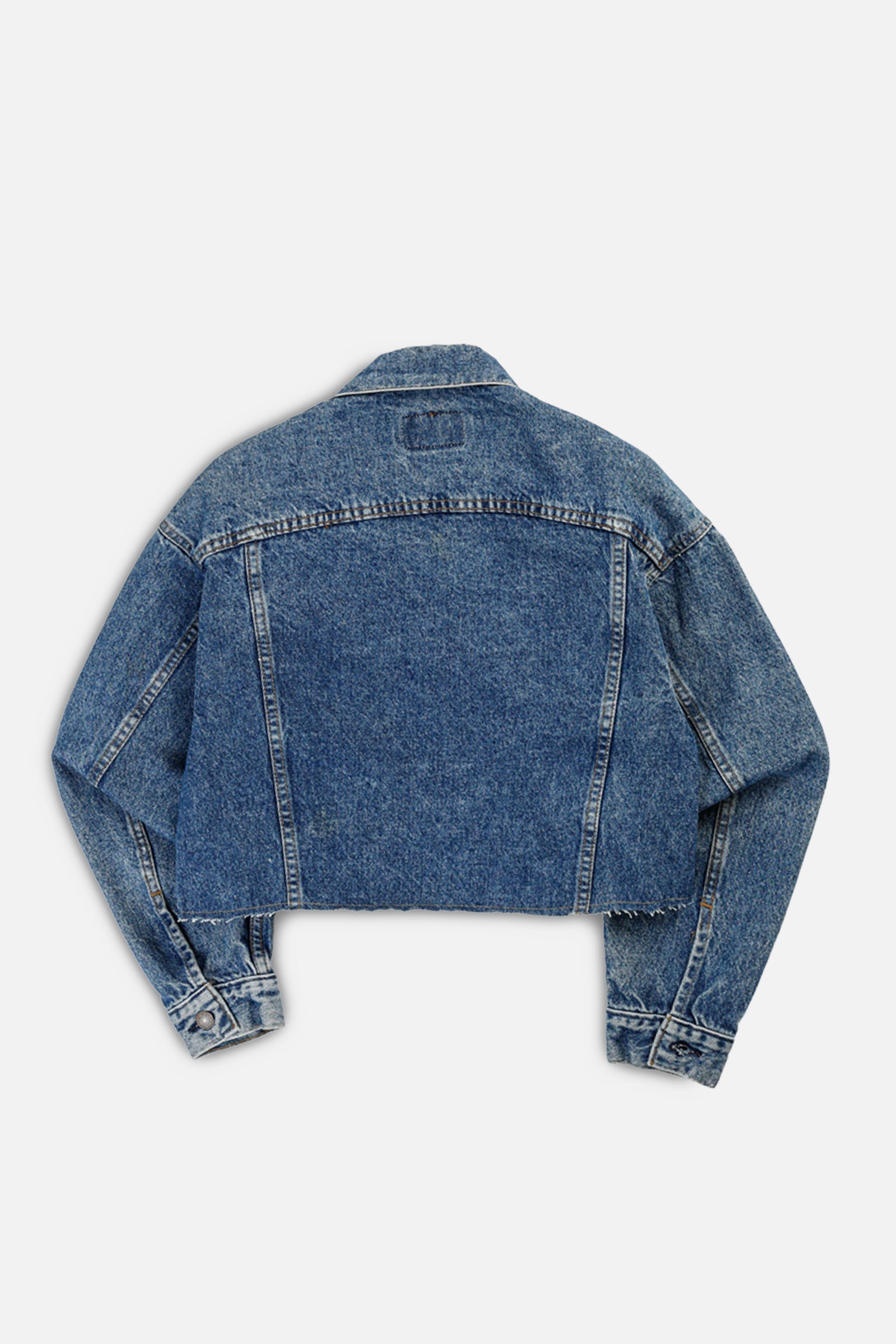 Rework Vintage Levi's USA Crop Denim Jacket - S
