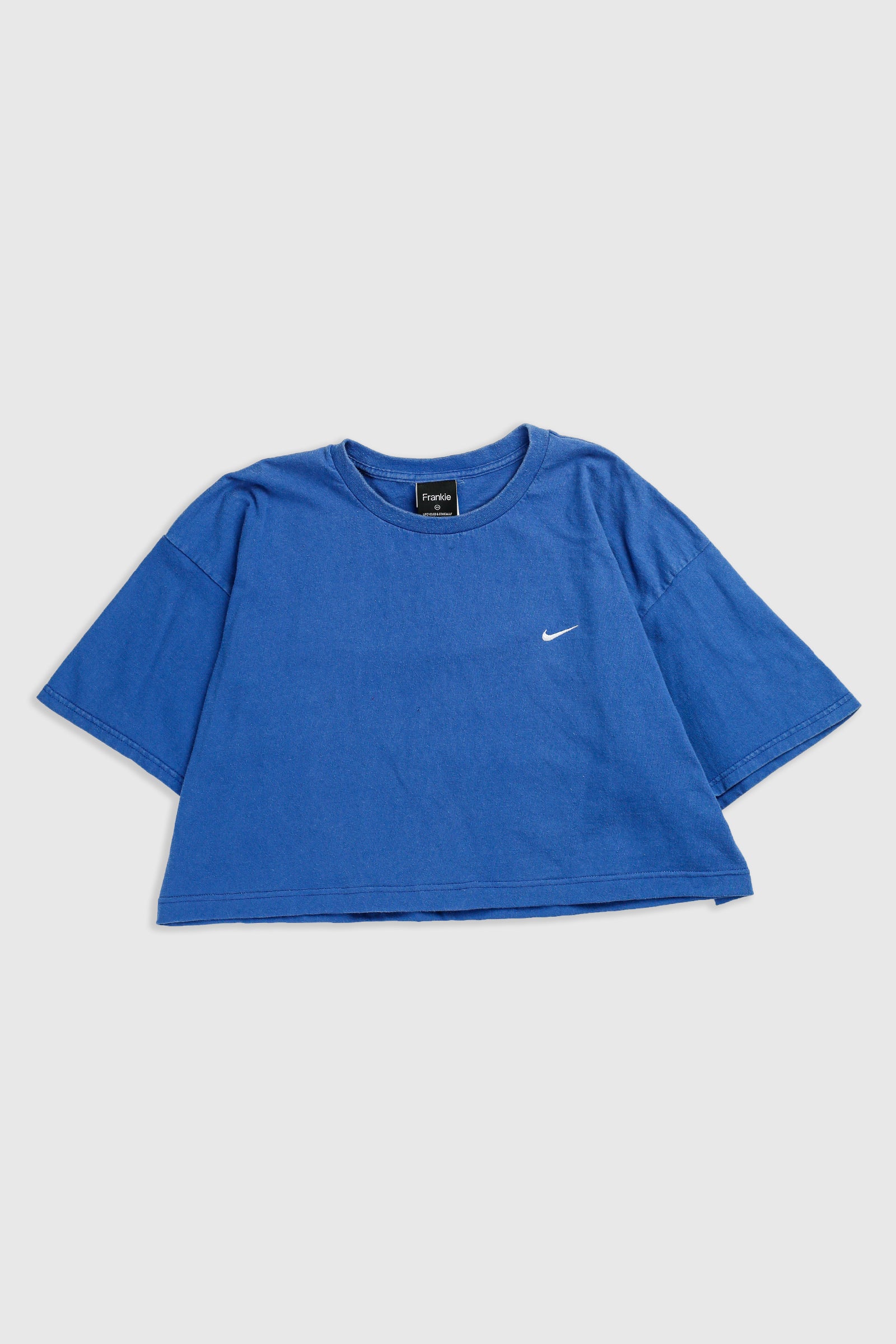 Rework Vintage Nike Crop Tee - XL-TOPS-Nike-XL-Frankie Collective Rare Vintage Streetwear Reworks