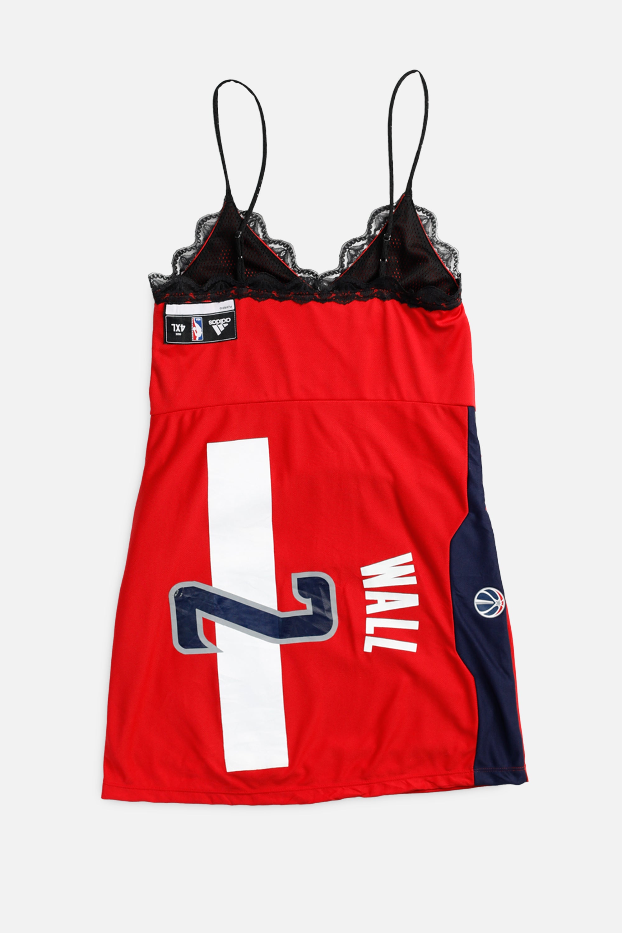Rework Washington Wizards NBA Lace Dress - S-DRESSES-NBA-S-Frankie Collective Rare Vintage Streetwear Reworks