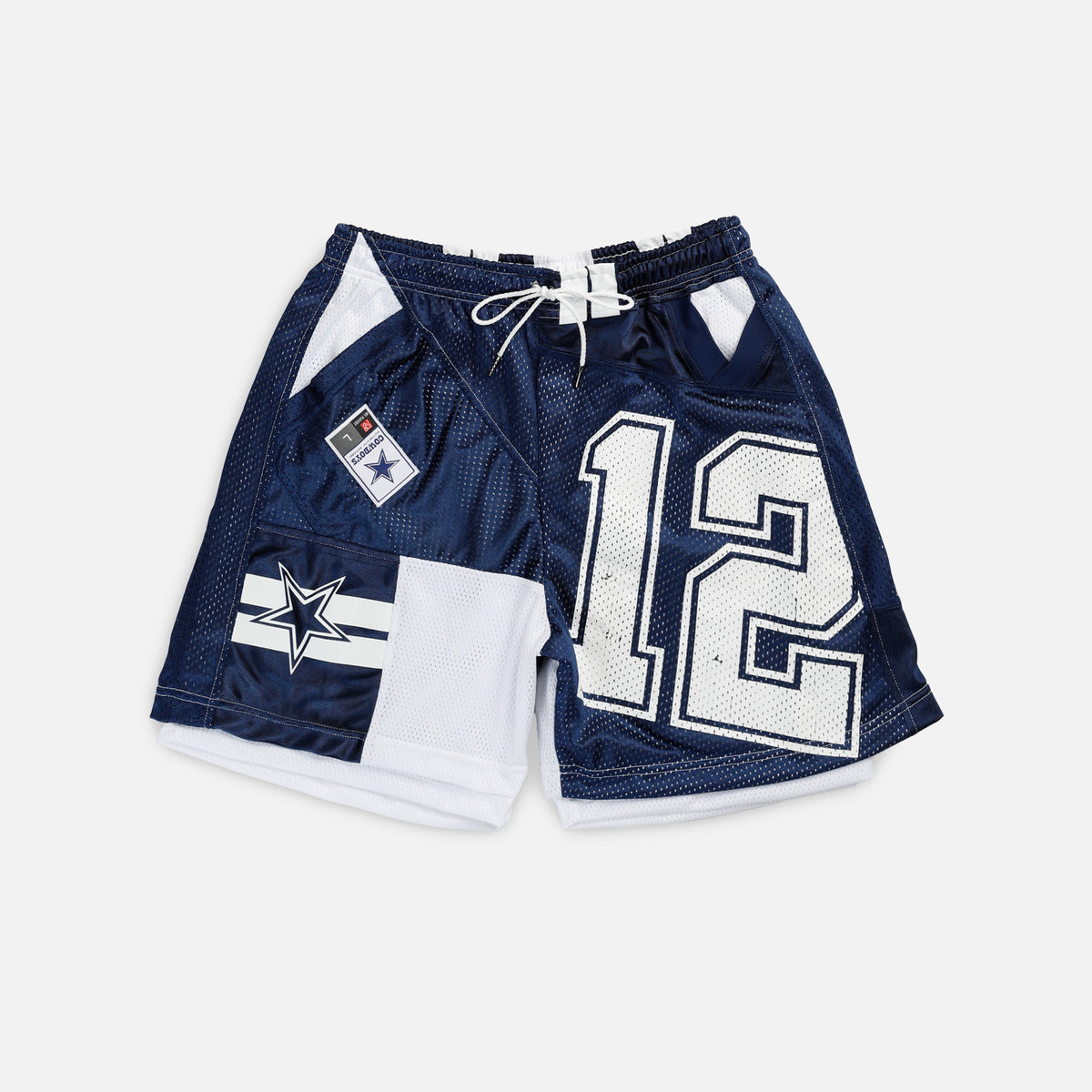 Unisex Rework Dallas Cowboys NFL Jersey Shorts - Women's L