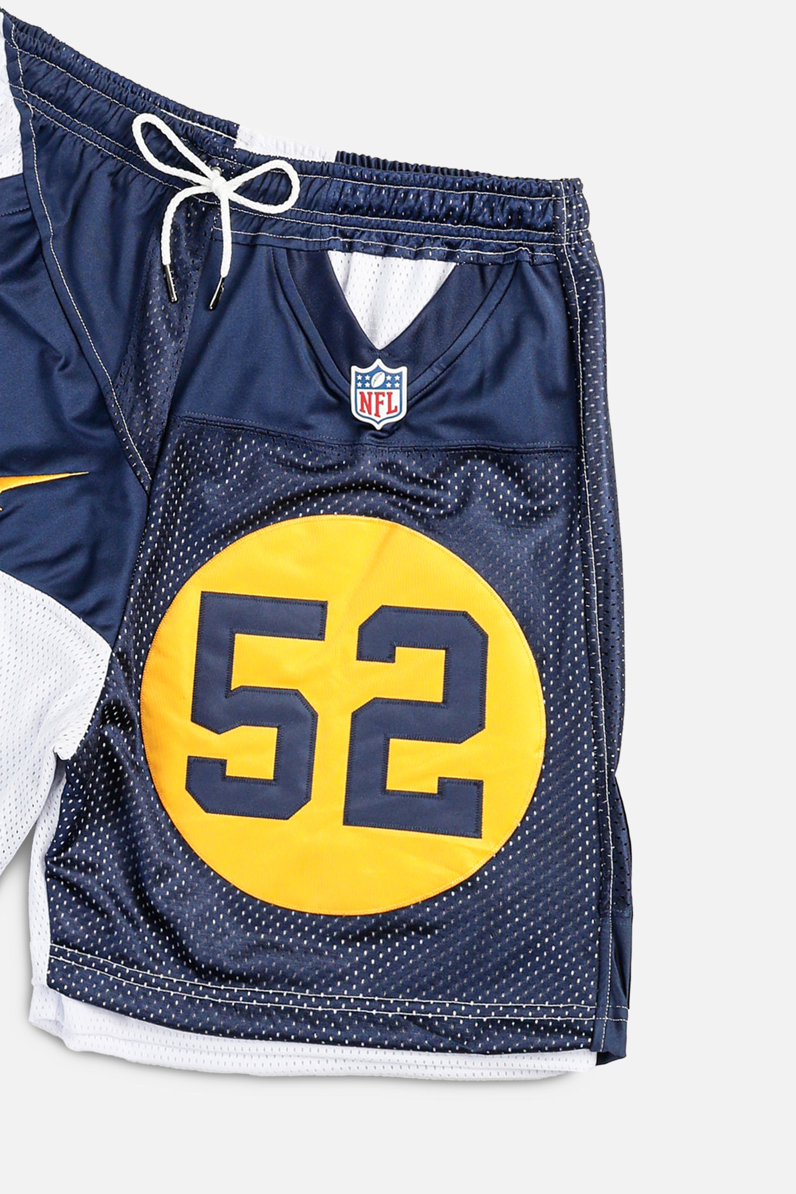 Unisex Rework Green Bay Packers NFL Jersey Shorts - L-BOTTOMS-NFL-Women's L - Men's M-Frankie Collective Rare Vintage Streetwear Reworks