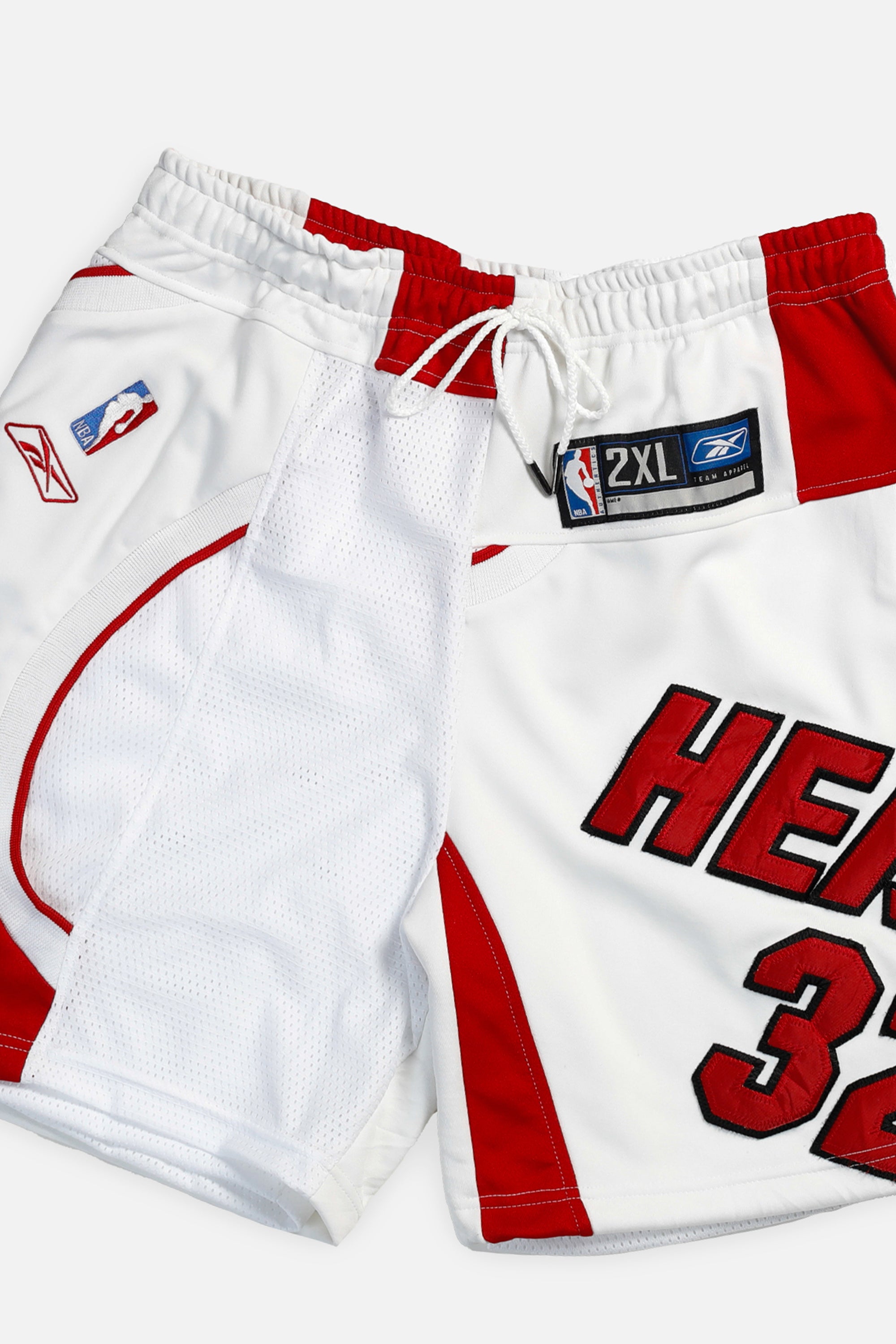 Unisex Rework Miami Heat Jersey Shorts - Women's L - Men's M-SHORTS-NBA-Frankie Collective