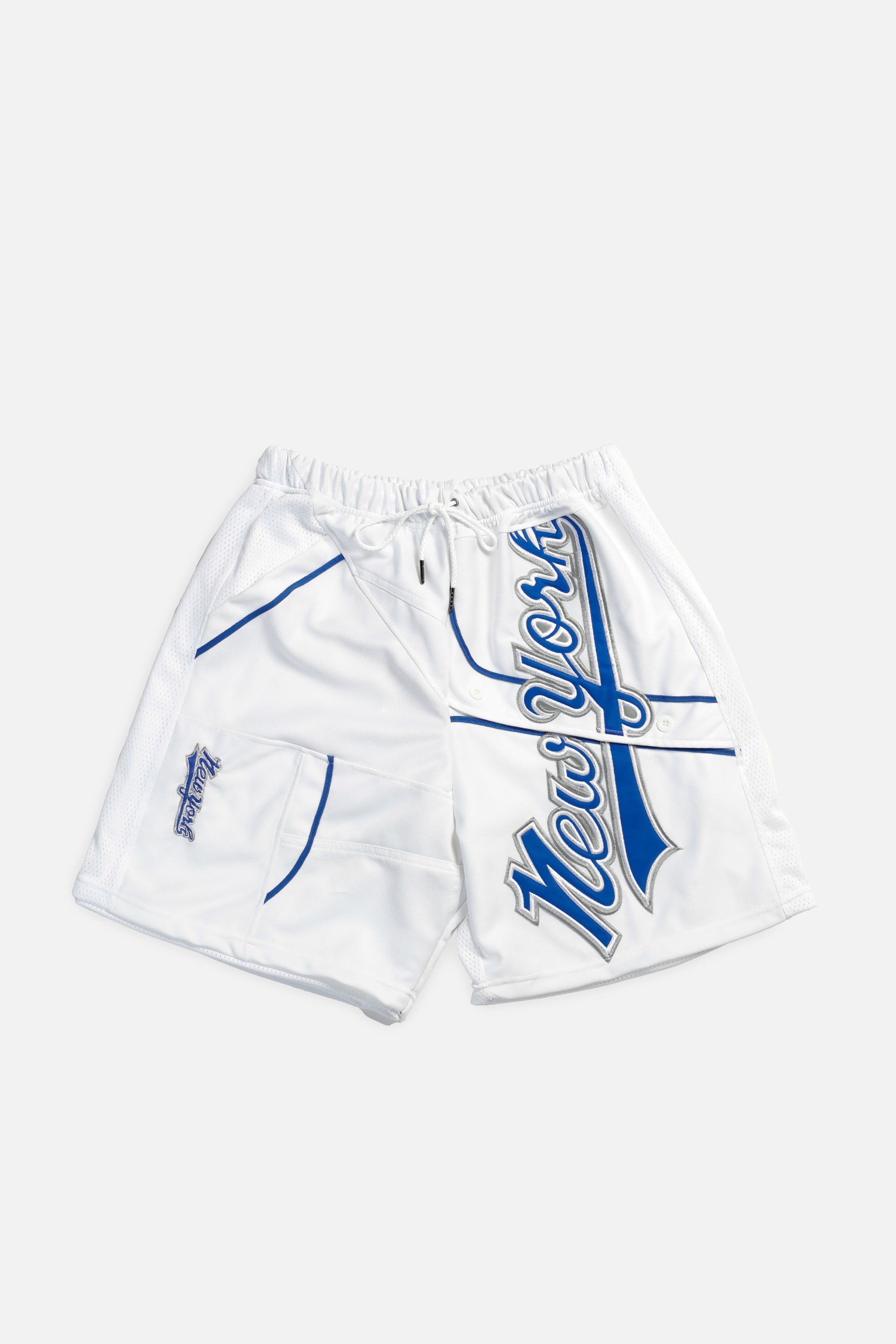 Unisex Rework New York Jersey Shorts - Women's M - Men's S-SHORTS-MLB-Frankie Collective