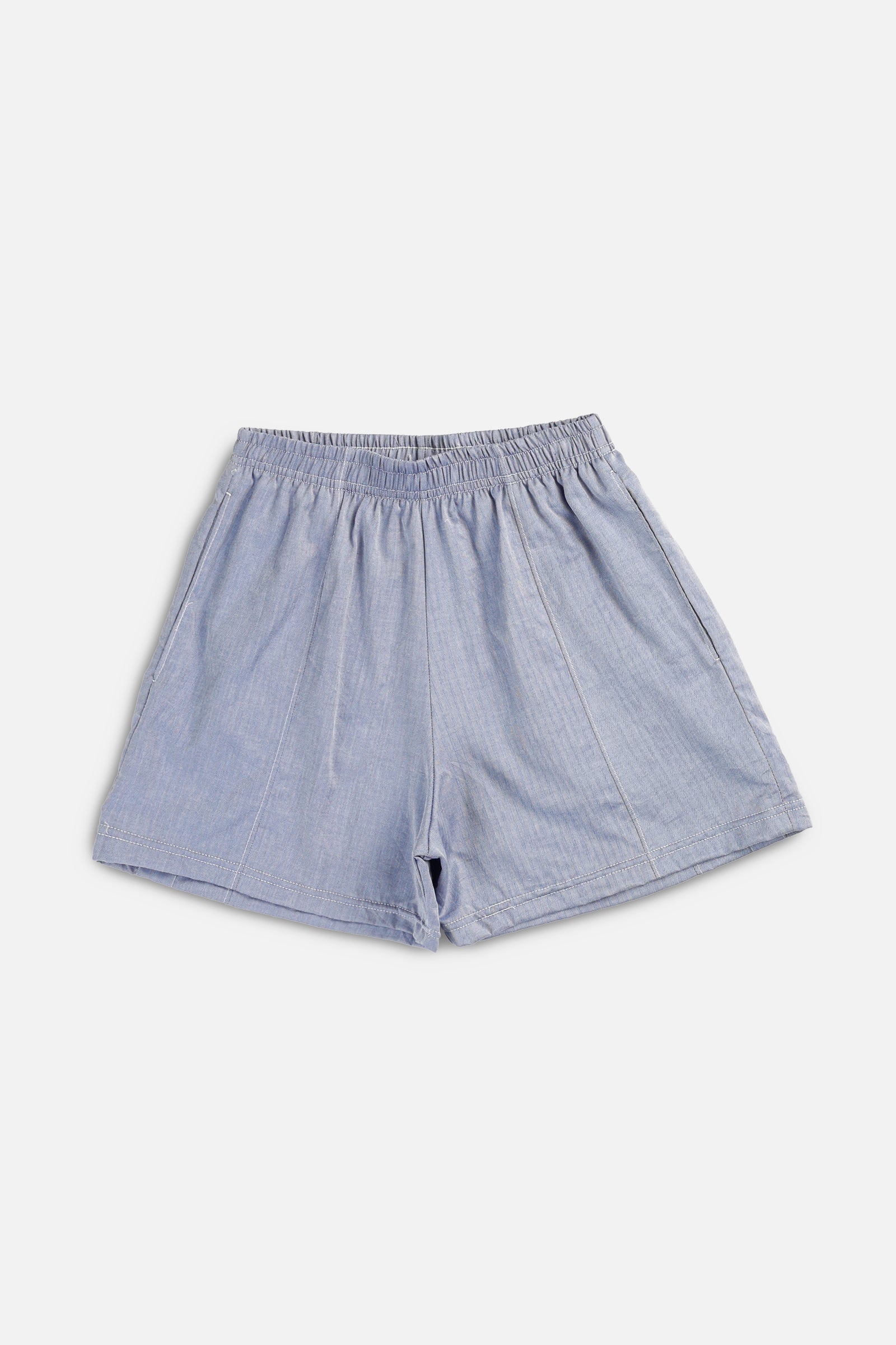 Unisex Rework Oxford Boxer Shorts - XS-BOTTOMS-vendor-unknown-Women's XS - Men's XXS-Frankie Collective Rare Vintage Streetwear Reworks