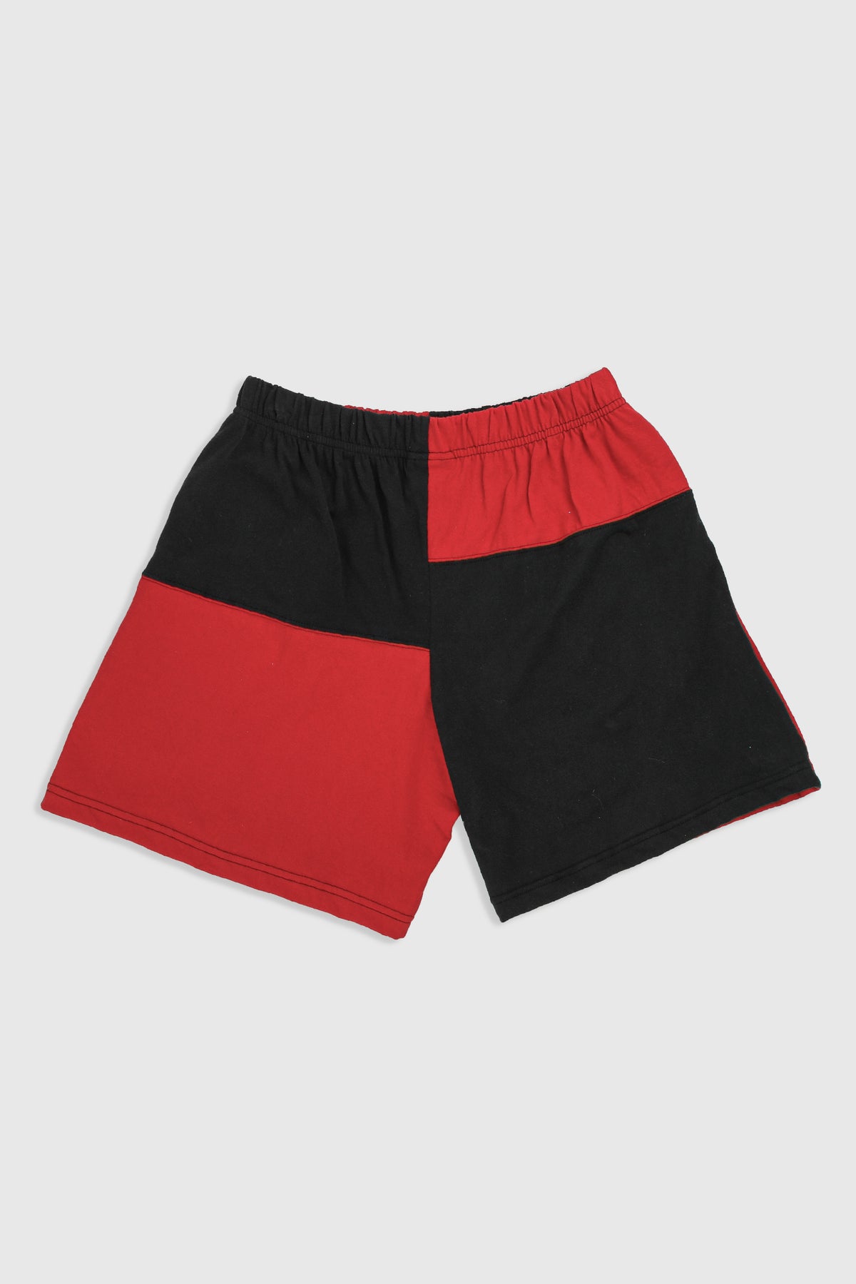 Unisex Rework Patchwork Tee Shorts - XS, S, M, L-BOTTOMS-vendor-unknown-XS-Frankie Collective Rare Vintage Streetwear Reworks