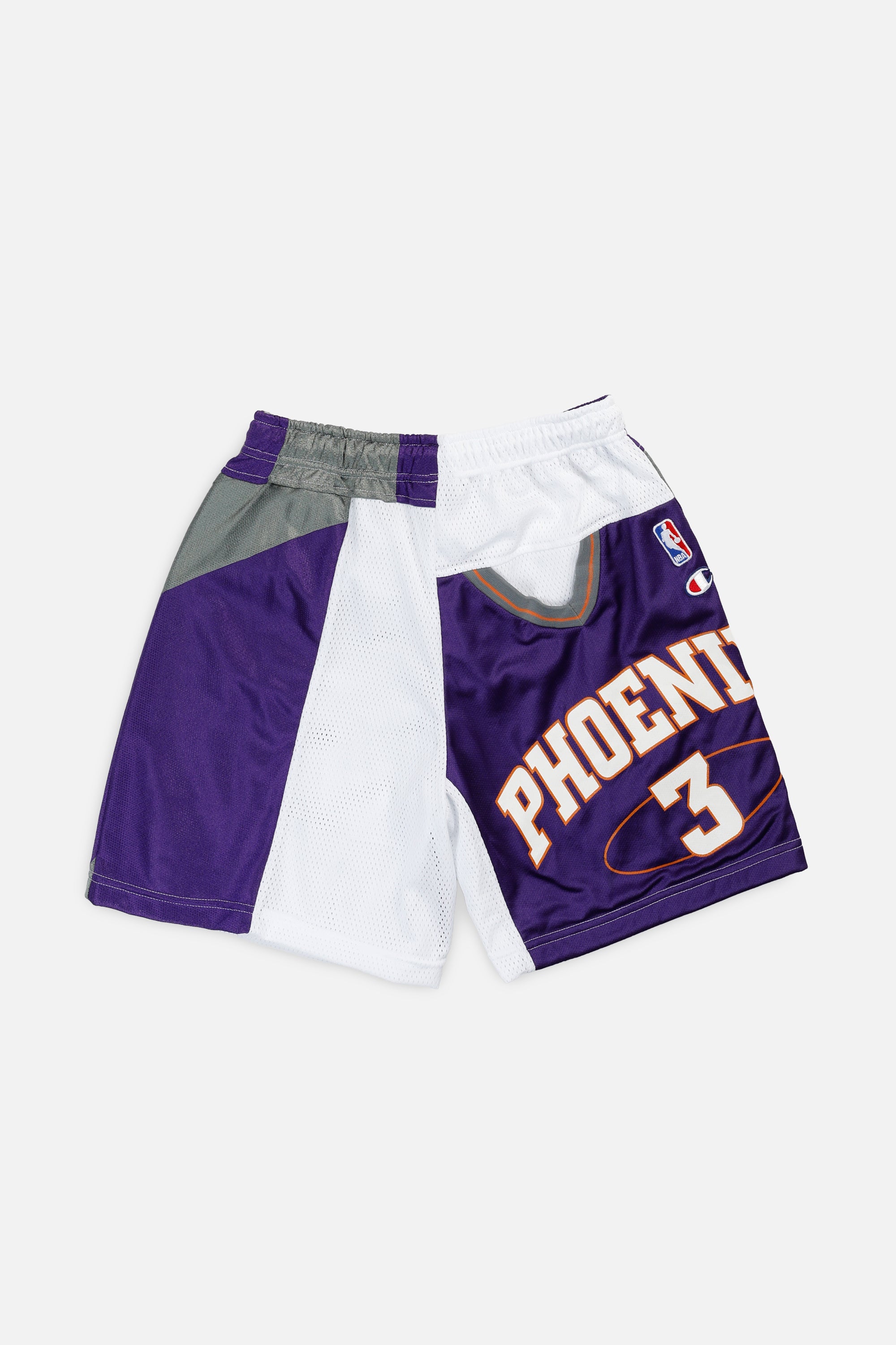 Unisex Rework Phoenix Suns NBA Jersey Shorts - S-BOTTOMS-NBA-Women's S - Men's XS-Frankie Collective Rare Vintage Streetwear Reworks