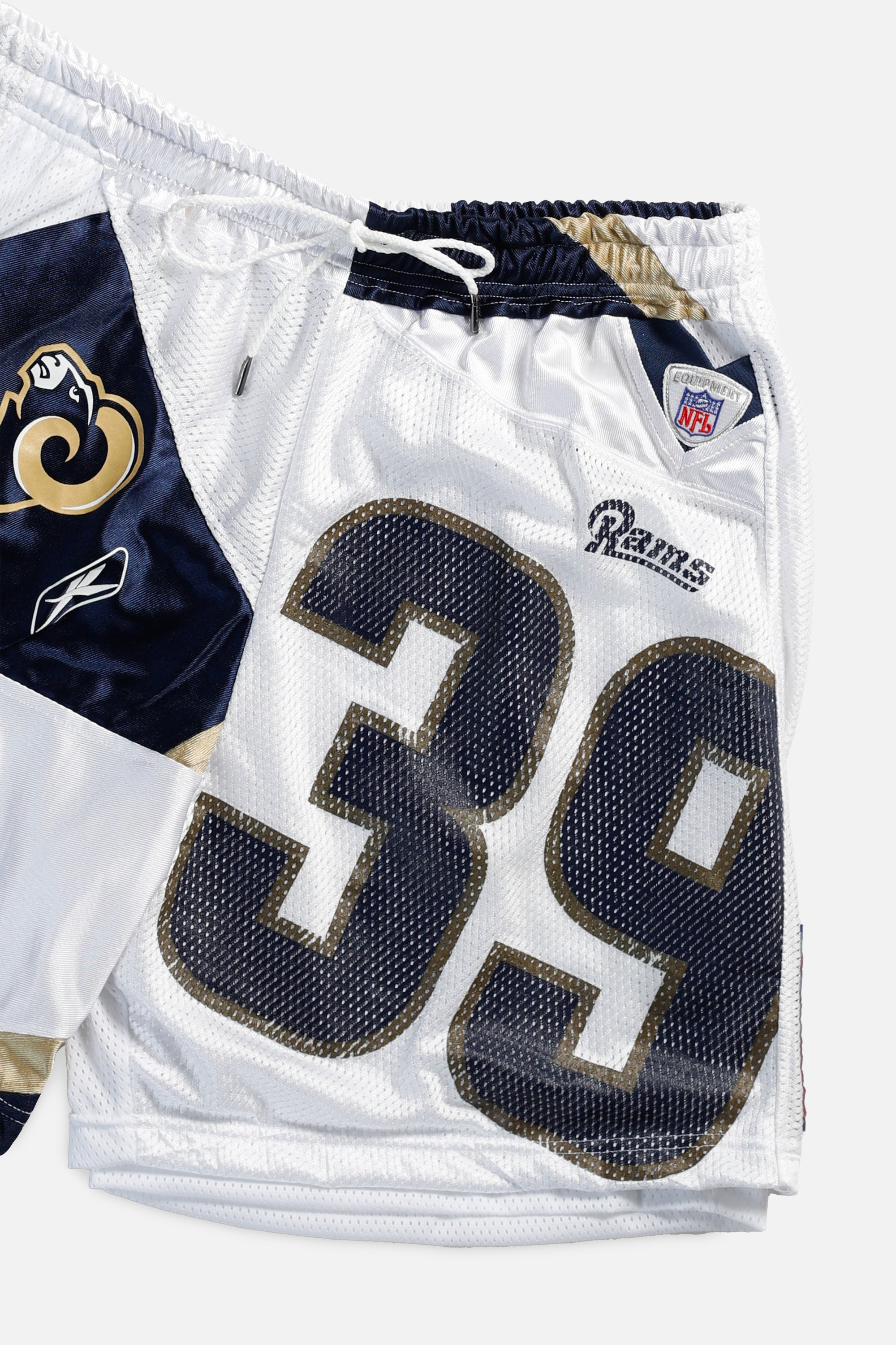 Unisex Rework Rams Jersey Shorts - Women's XL - Men's L-SHORTS-NFL-Frankie Collective