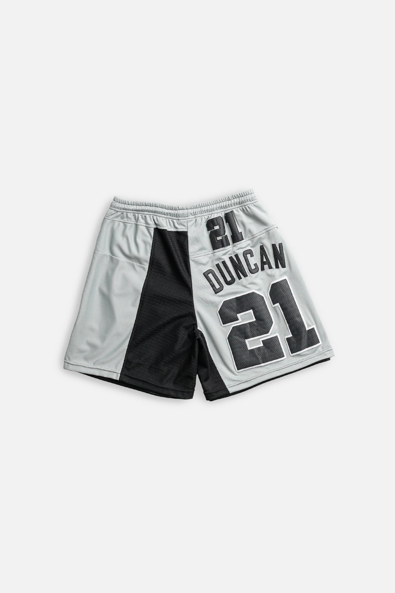Unisex Rework San Antonio Spurs NBA Jersey Shorts - L-BOTTOMS-NBA-Women's L - Men's M-Frankie Collective Rare Vintage Streetwear Reworks