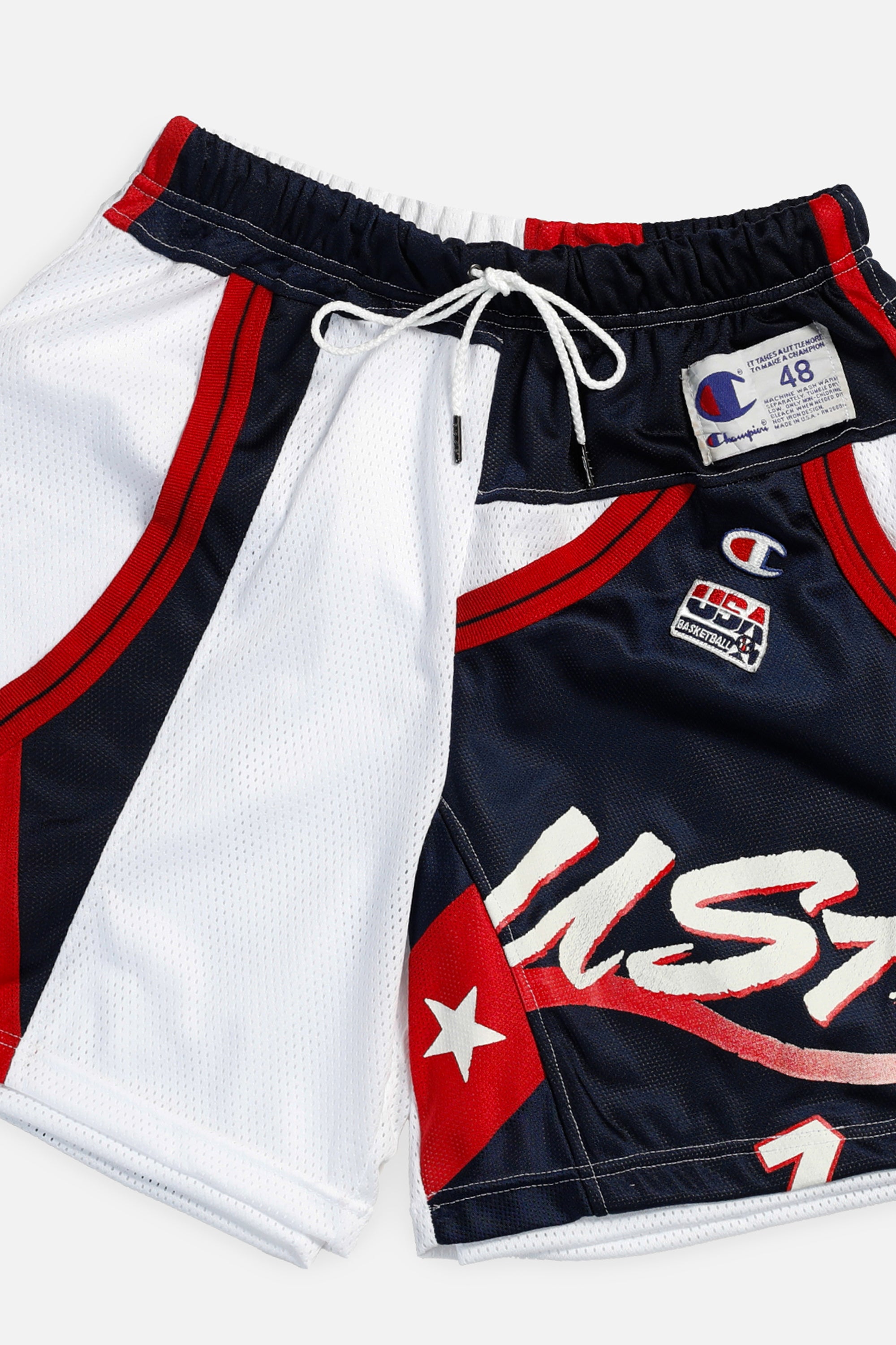 Unisex Rework Team USA Basketball Jersey Shorts - Women's M - Men's S-SHORTS-NBA-Frankie Collective
