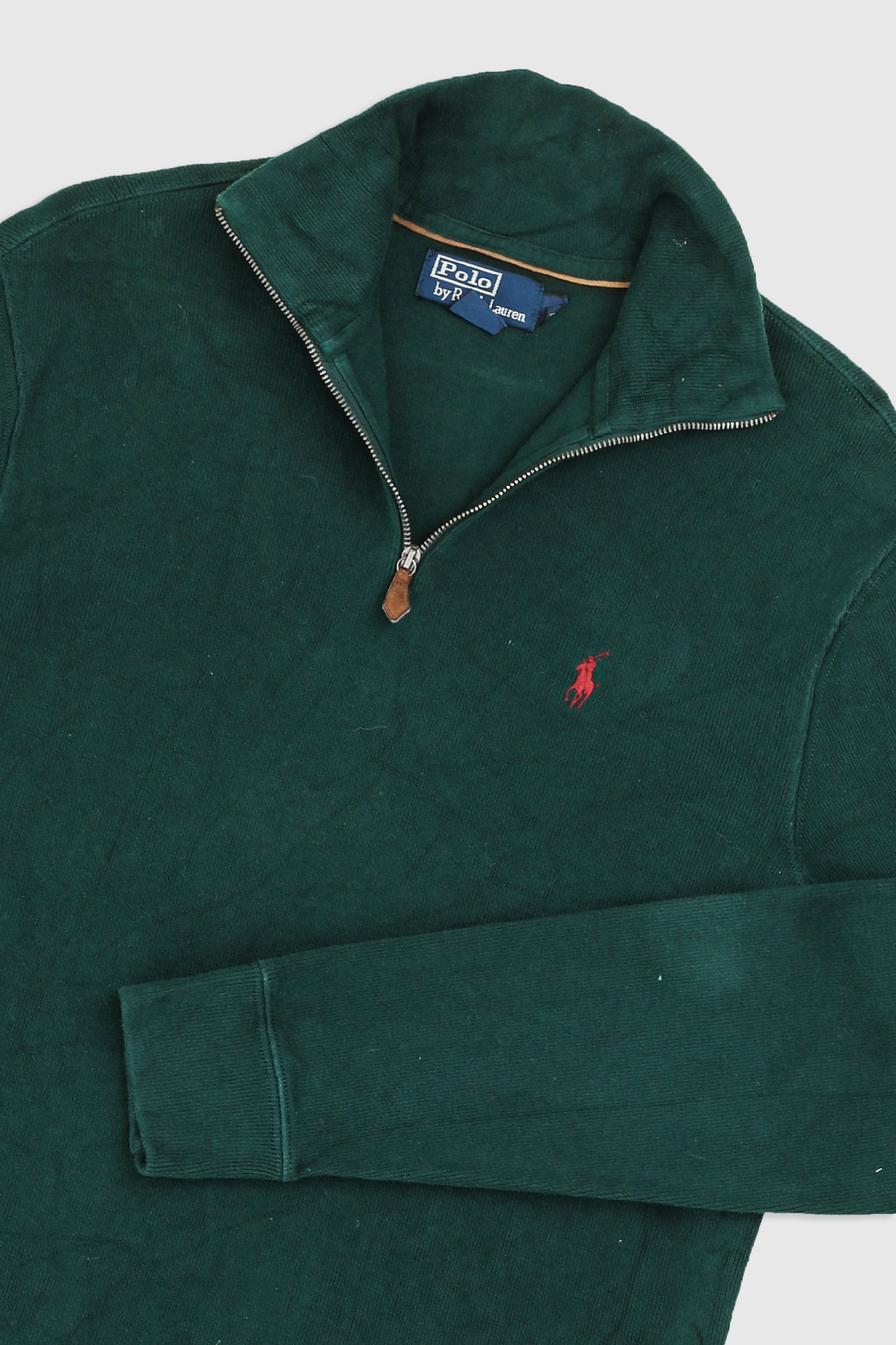 Vintage 1/4 Zip Knit Sweater-SWEATERS-vendor-unknown-Frankie Collective Rare Vintage Streetwear Reworks