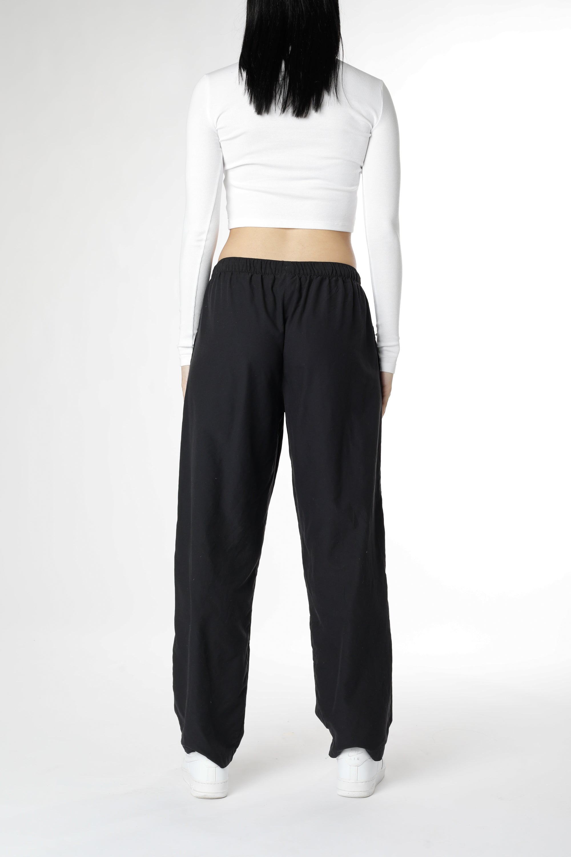 Vintage Adidas Windbreaker Pants - Women's L-BOTTOMS-Adidas-L-Frankie Collective Rare Vintage Streetwear Reworks