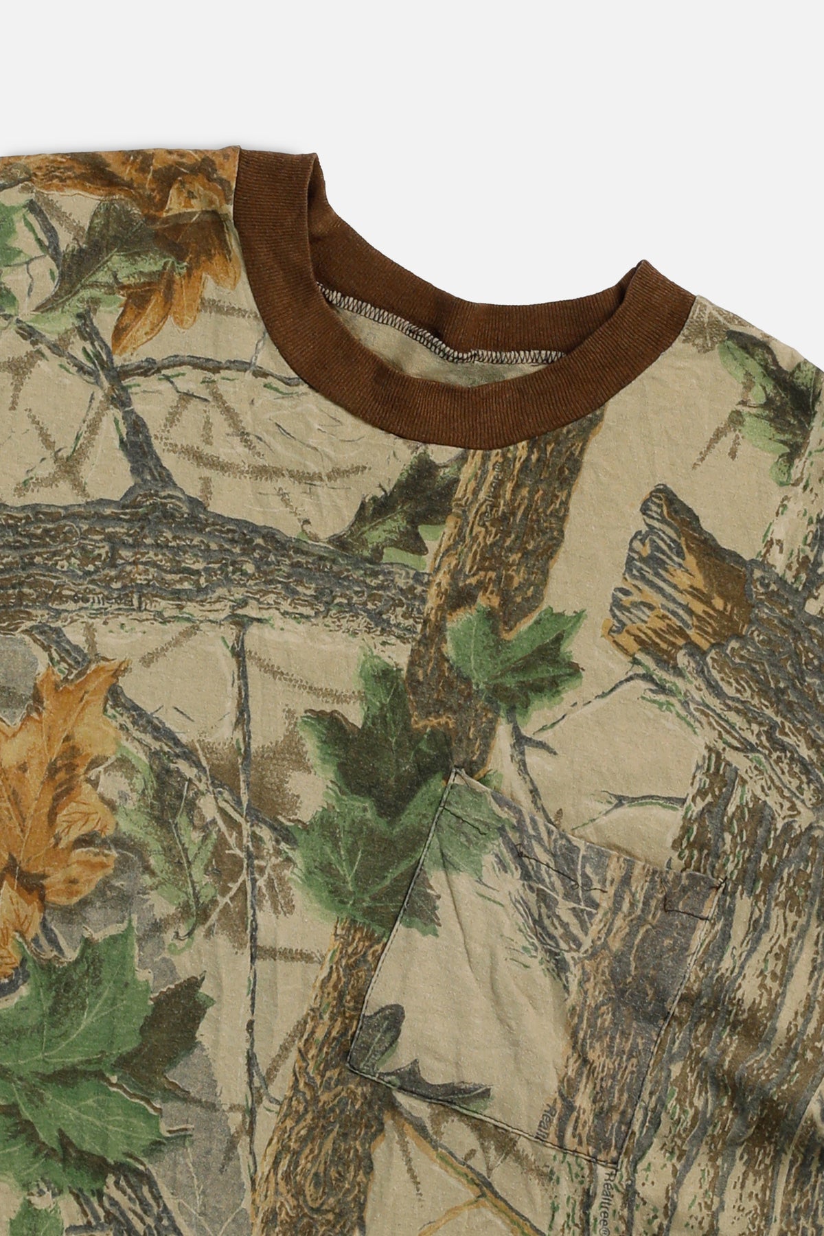 Vintage Camo Long Sleeve Tee - S-TSHIRTS-vendor-unknown-S-Frankie Collective Rare Vintage Streetwear Reworks