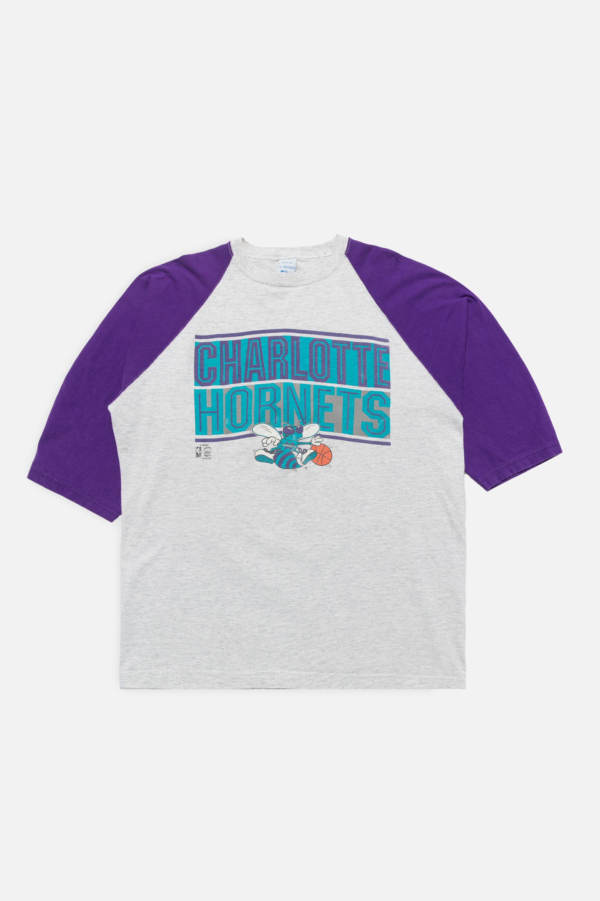 Vintage Charlotte Hornets Tee - XL-T-SHIRTS-NBA-Frankie Collective