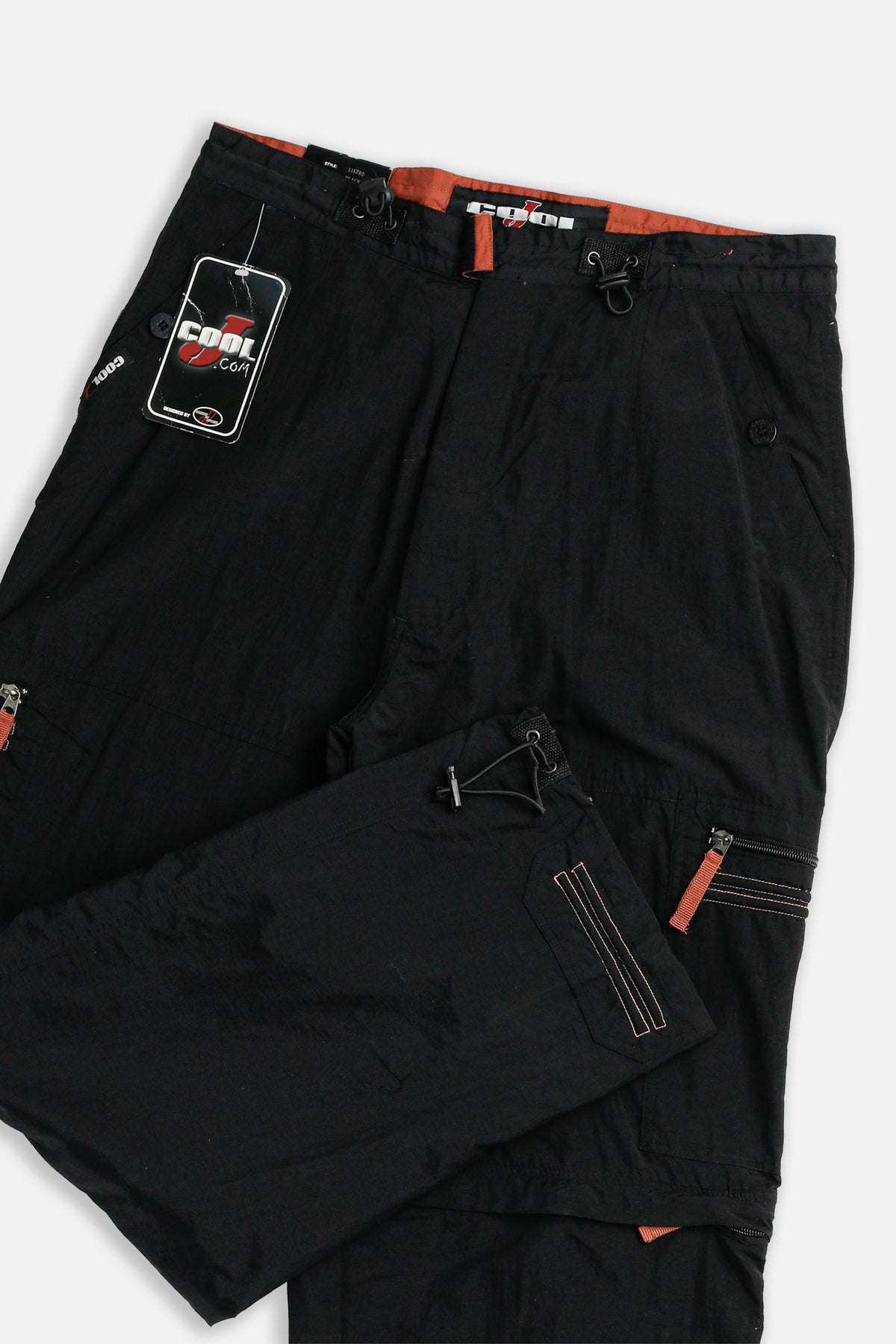 Vintage Cool J Windbreaker Pants - L-BOTTOMS-Cool J-L-Frankie Collective Rare Vintage Streetwear Reworks