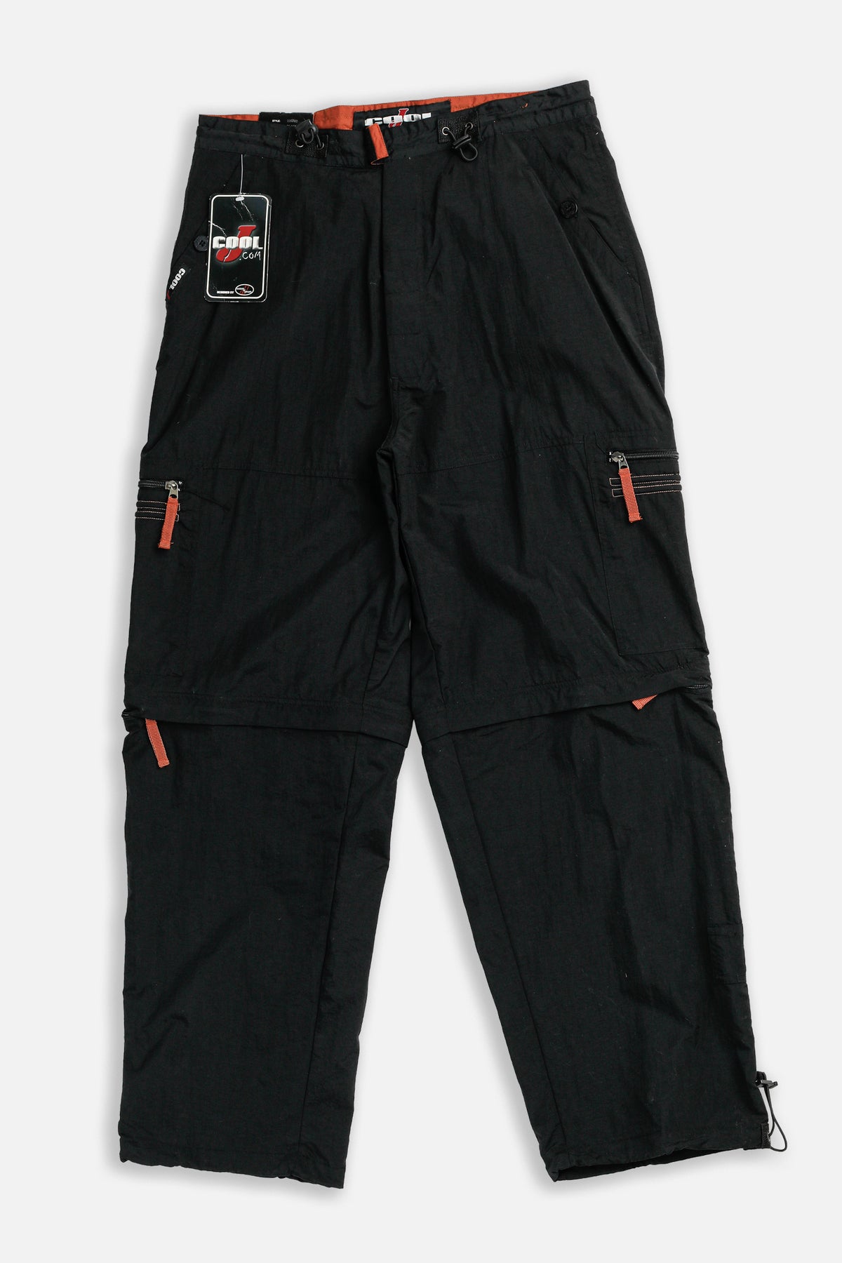 Vintage Cool J Windbreaker Pants - L-BOTTOMS-Cool J-L-Frankie Collective Rare Vintage Streetwear Reworks