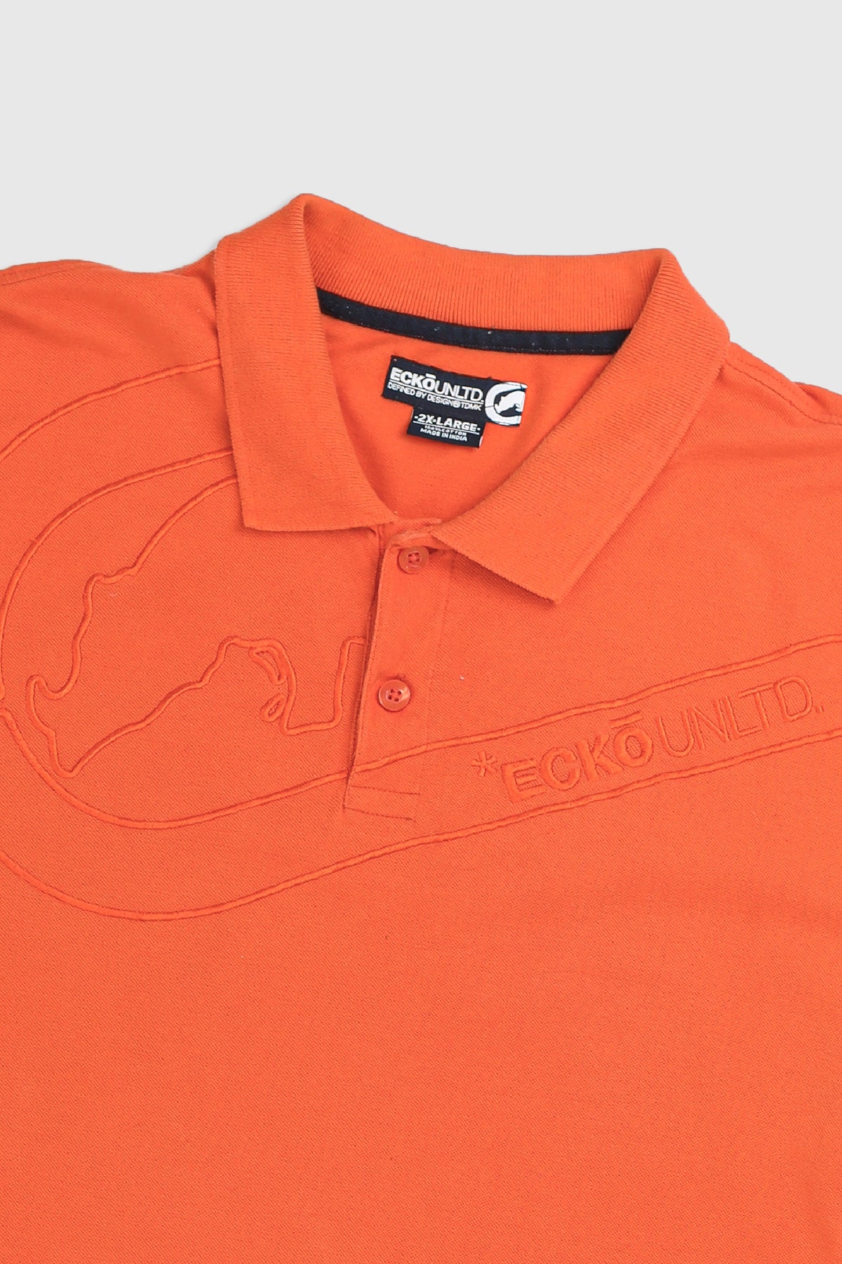 Vintage Ecko Collared Tee - XXL-TOPS-ECKO-Frankie Collective Rare Vintage Streetwear Reworks