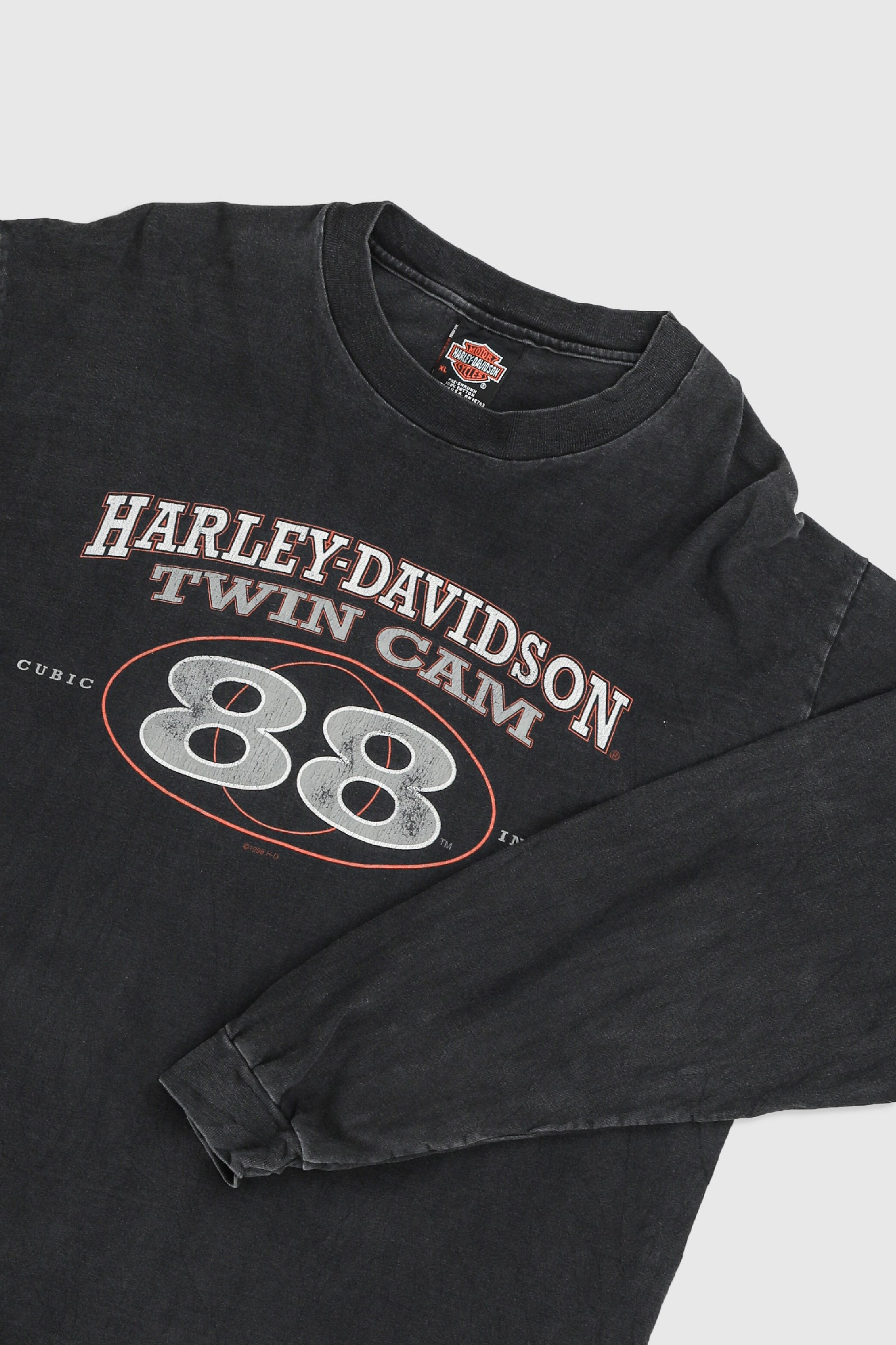 Vintage Harley Longsleeve Tee-TSHIRTS-Harley-Frankie Collective Rare Vintage Streetwear Reworks