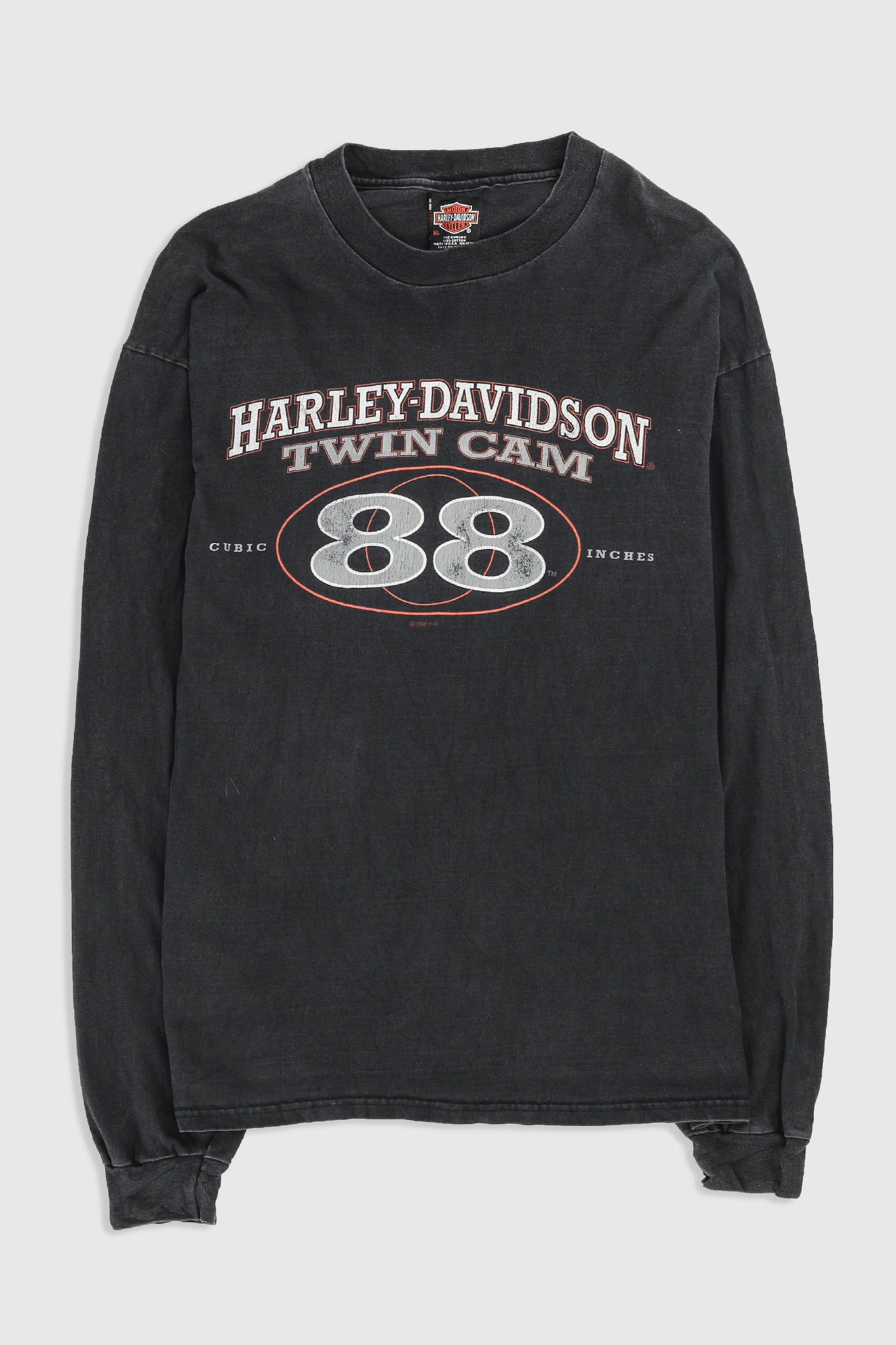 Vintage Harley Longsleeve Tee-TSHIRTS-Harley-Frankie Collective Rare Vintage Streetwear Reworks