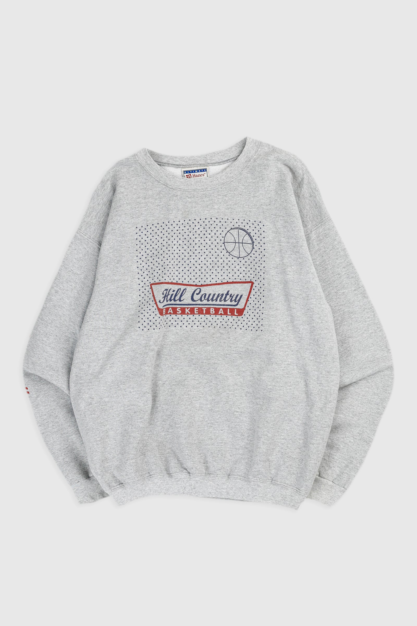 Vintage Hill County Basketball Sweatshirt - M-SWEATERS-vendor-unknown-M-Frankie Collective Rare Vintage Streetwear Reworks