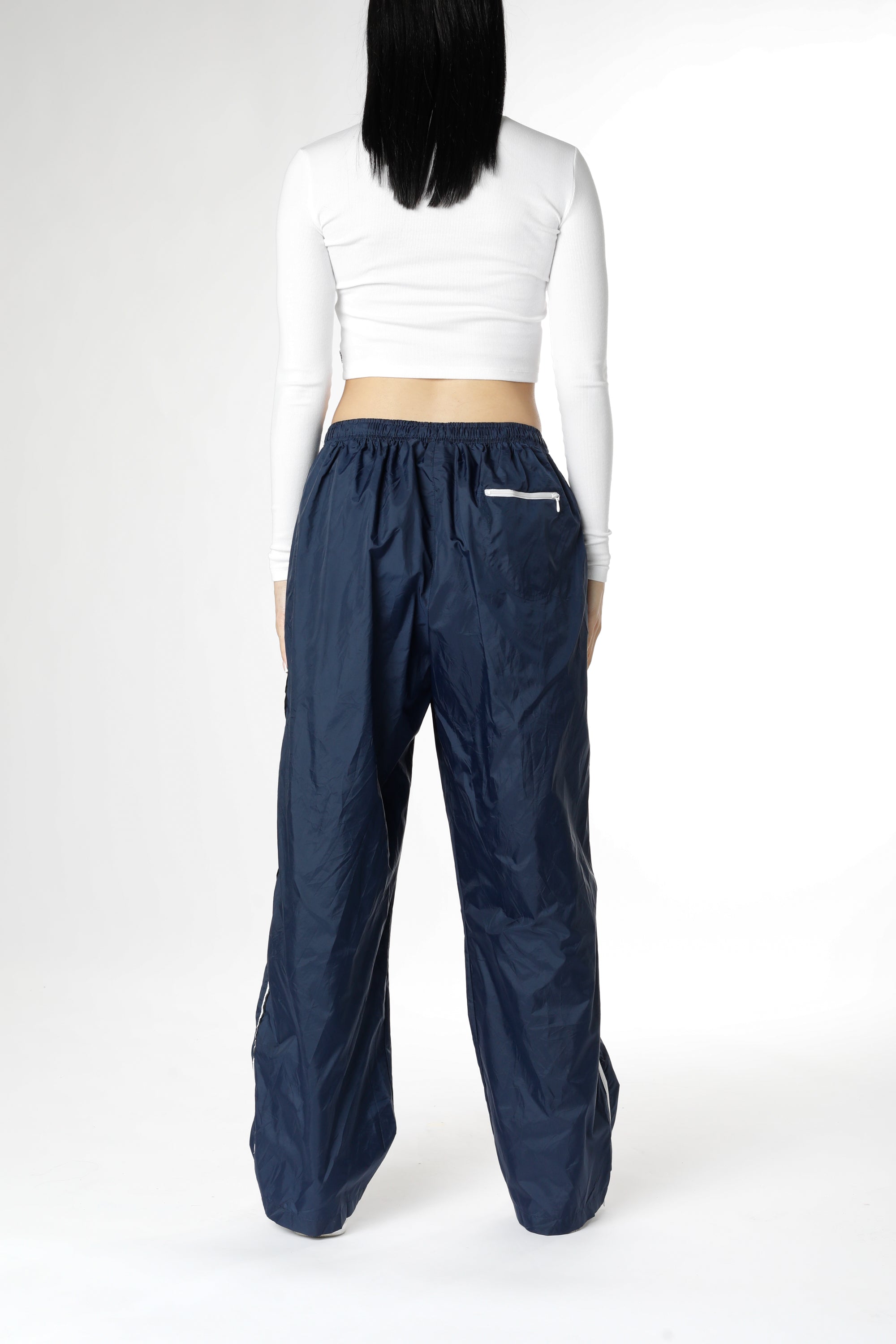 Vintage Nike Windbreaker Pants - Women's L-PANTS-Nike-Frankie Collective