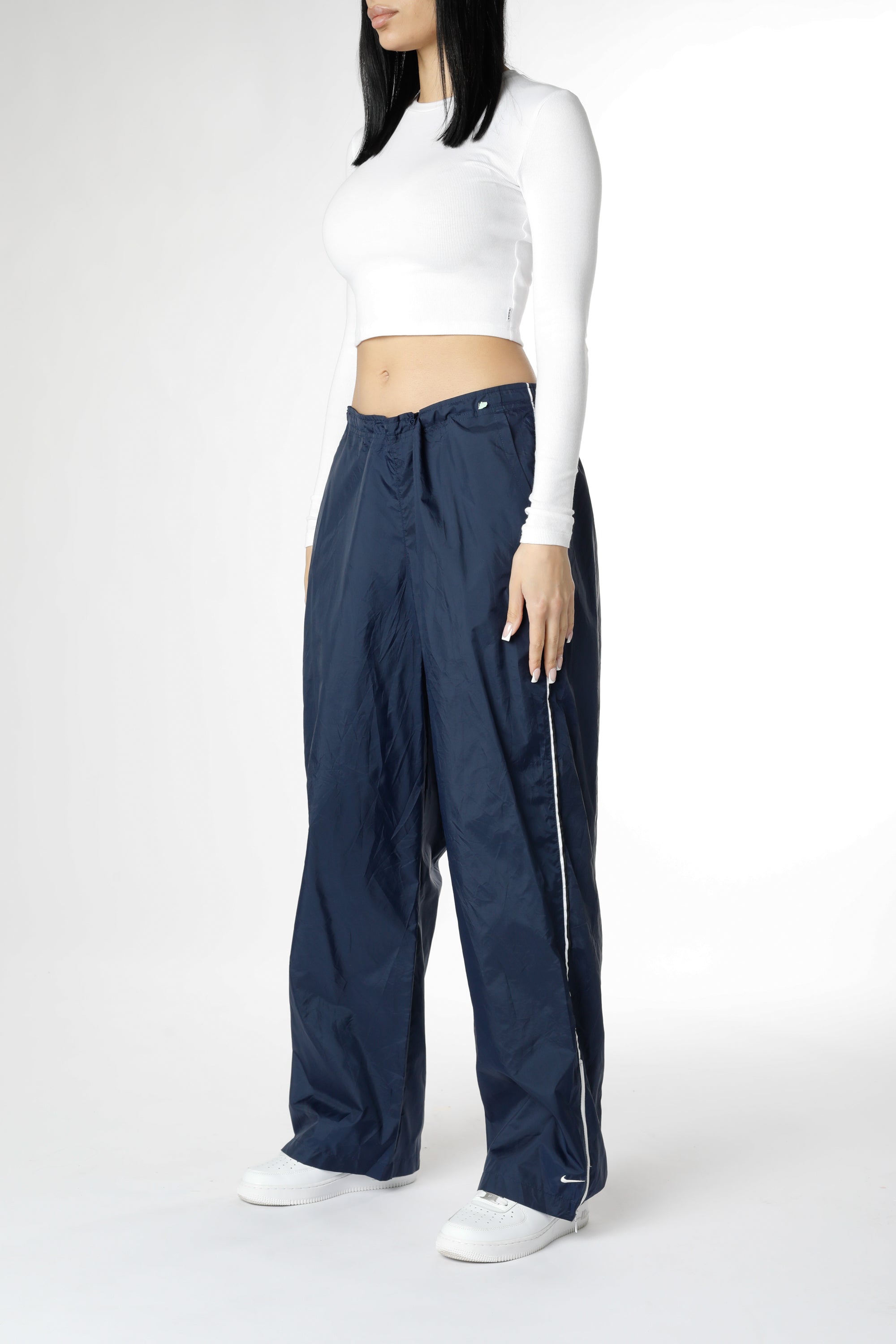 Vintage Nike Windbreaker Pants - Women's L-PANTS-Nike-Frankie Collective