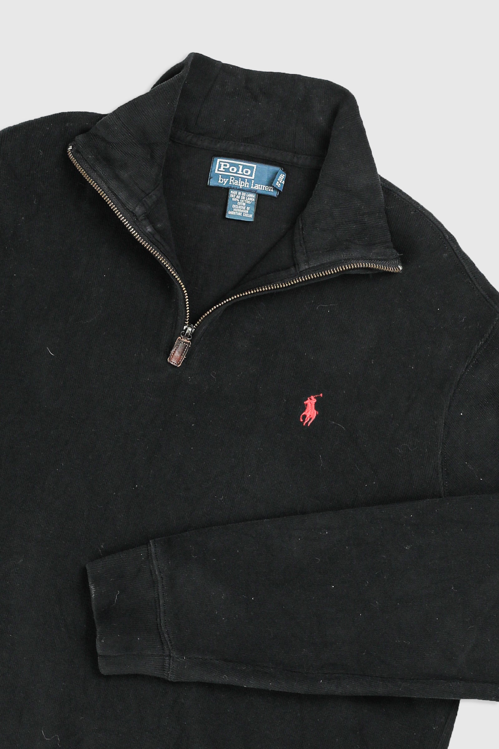 Vintage Polo 1/4 Zip Sweater-SWEATERS-Polo-Frankie Collective