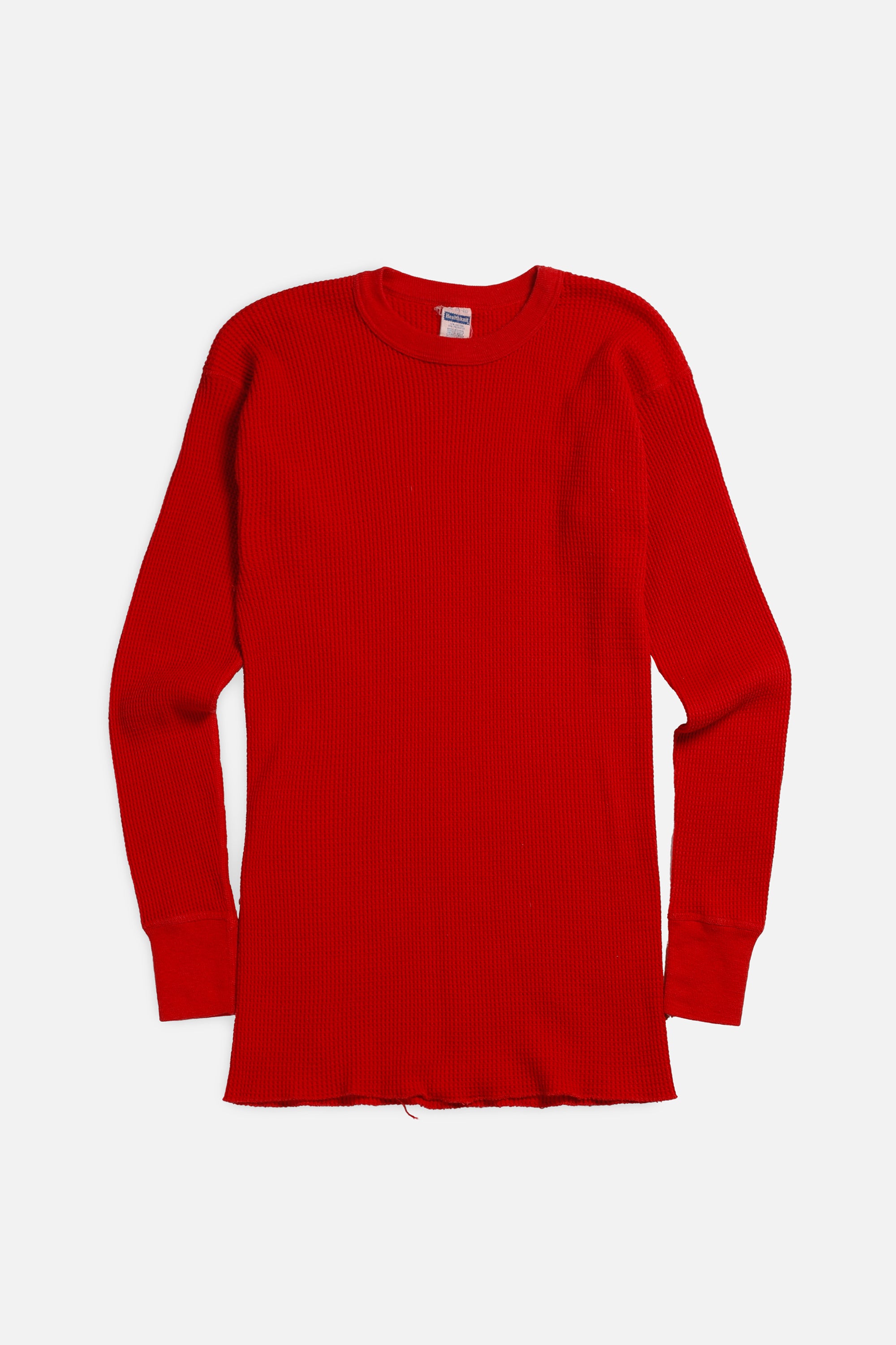 Vintage Red Waffleknit Tee - XS-SWEATERS-Frankie Collective