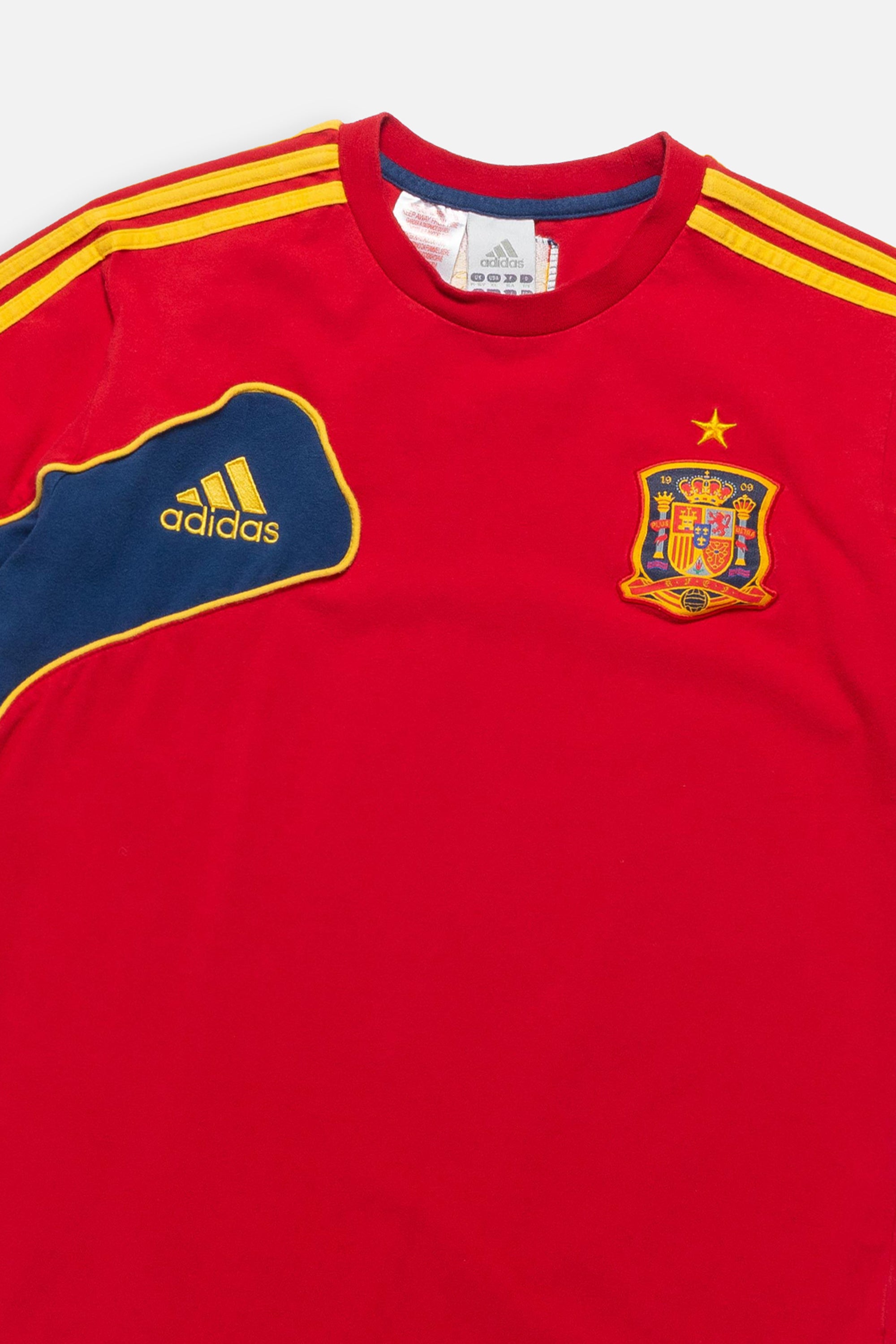 Vintage Spain Team Training Tee-T-SHIRTS-Adidas-Frankie Collective