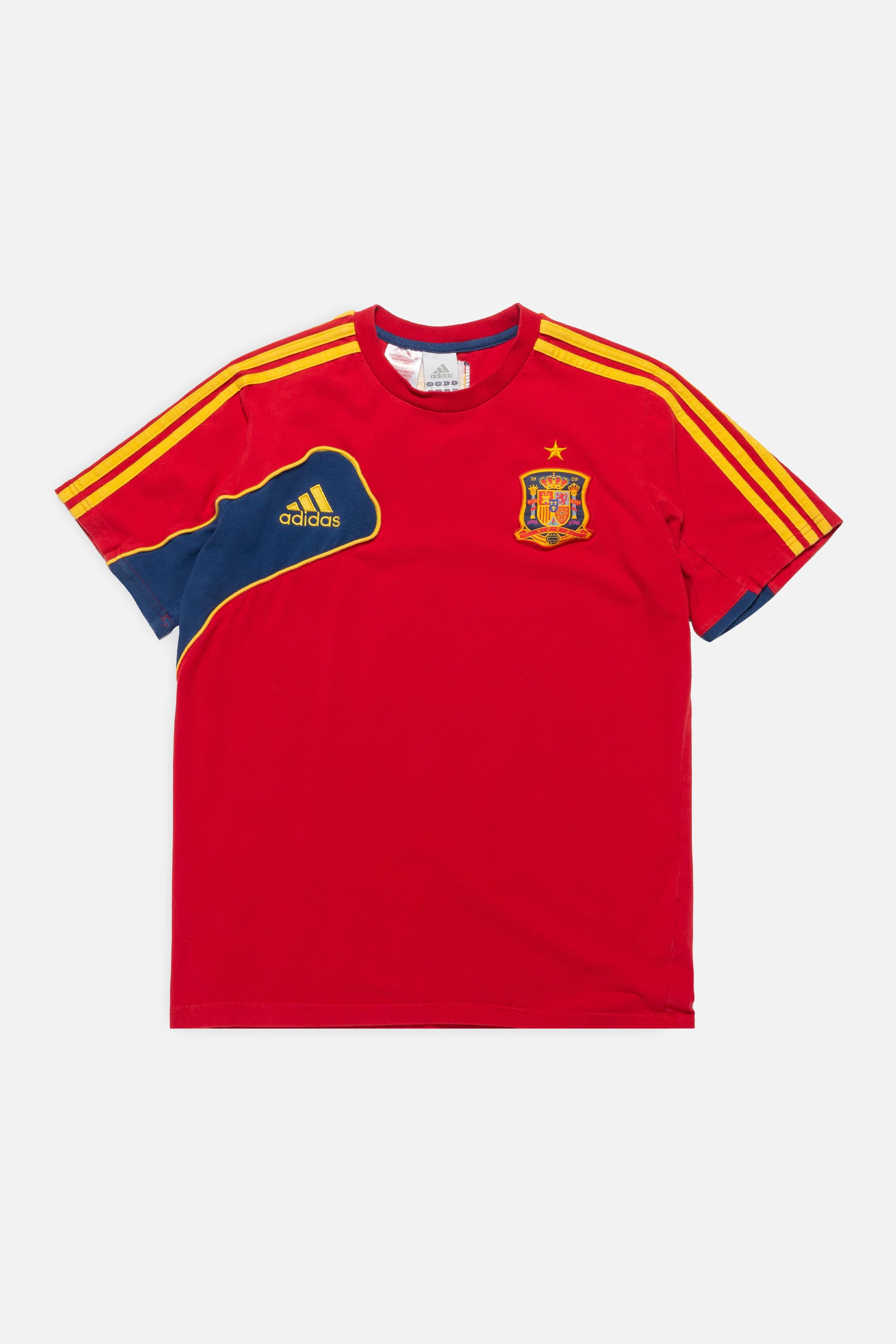 Vintage Spain Team Training Tee-T-SHIRTS-Adidas-Frankie Collective
