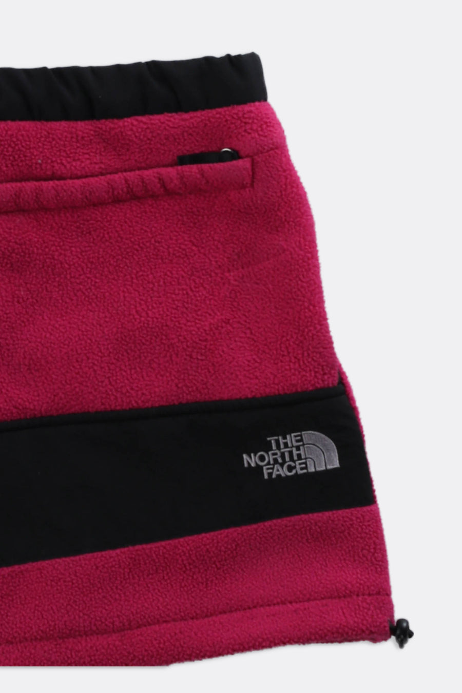 Rework North Face Fleece Mini Skirt - S