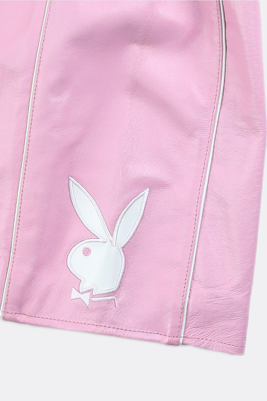 Deadstock Playboy Leather Skirt - SIZE 4