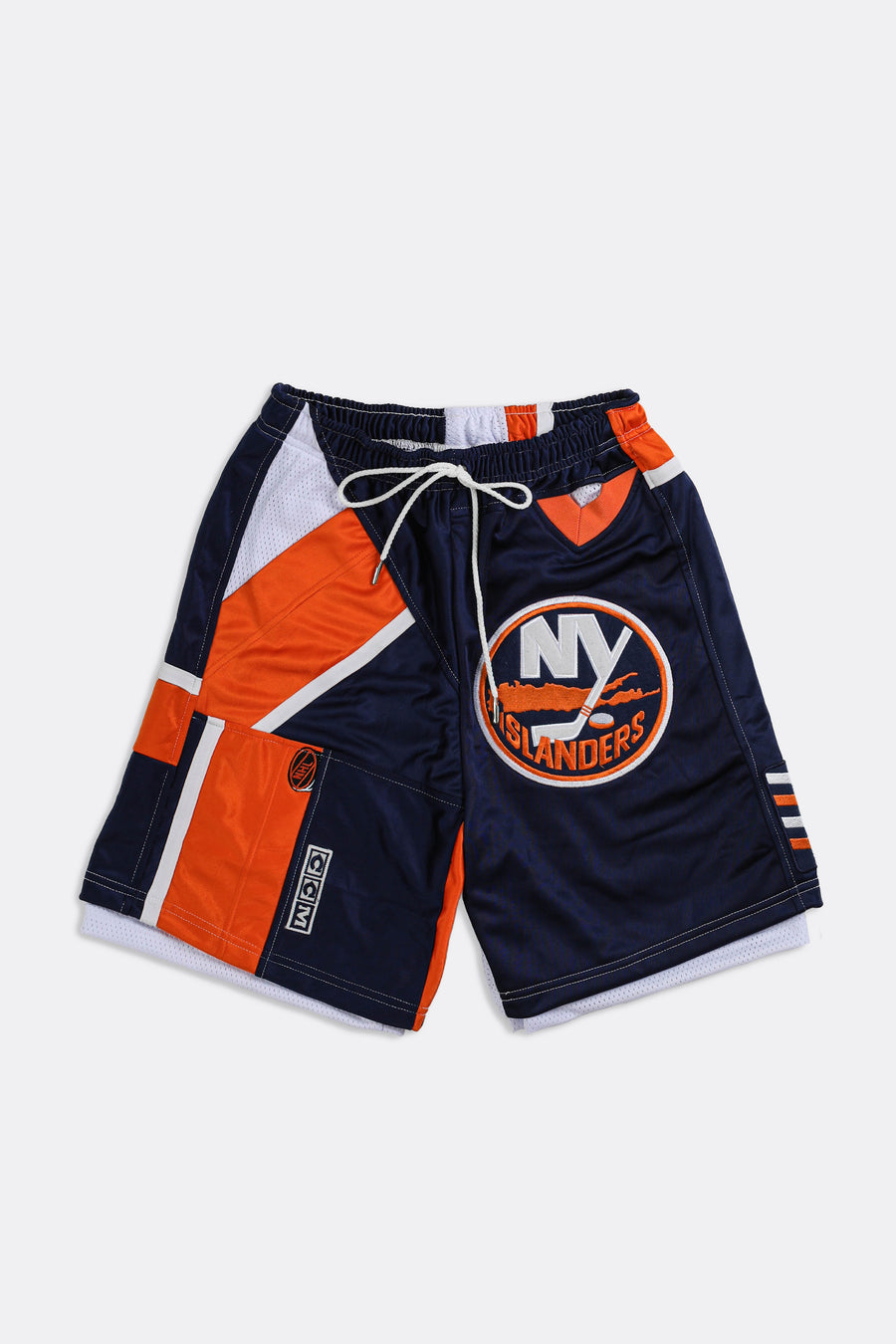 Unisex Rework Islanders NHL Jersey Shorts - Women-XS, Men -XXS